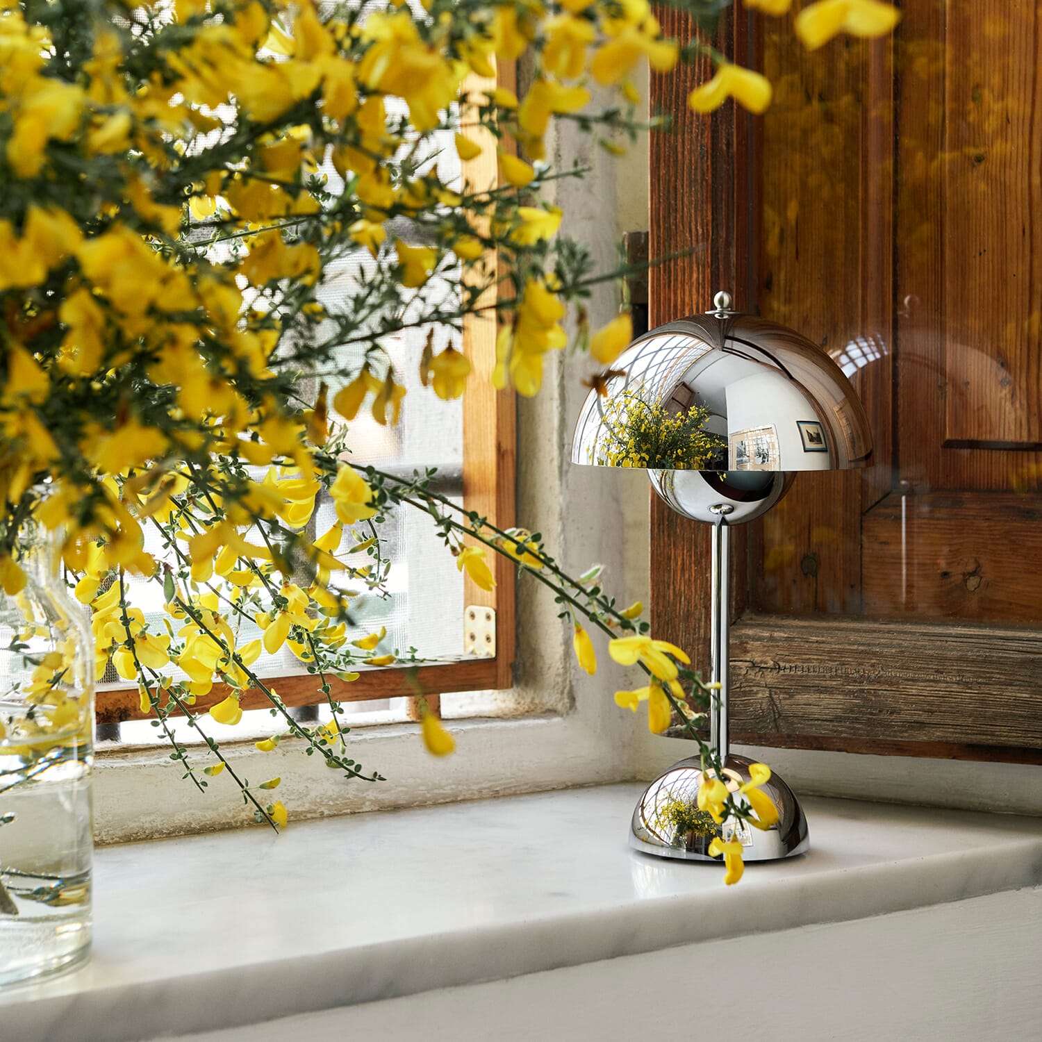 Flowerpot VP9 Oppladbar Lampe Chrome - Bilde 7