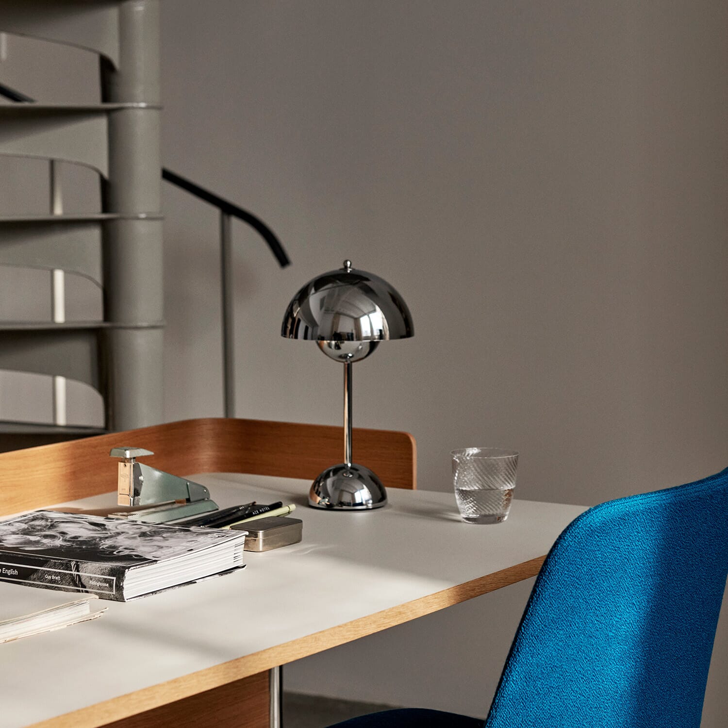 Flowerpot VP9 Oppladbar Lampe Chrome - Bilde 10