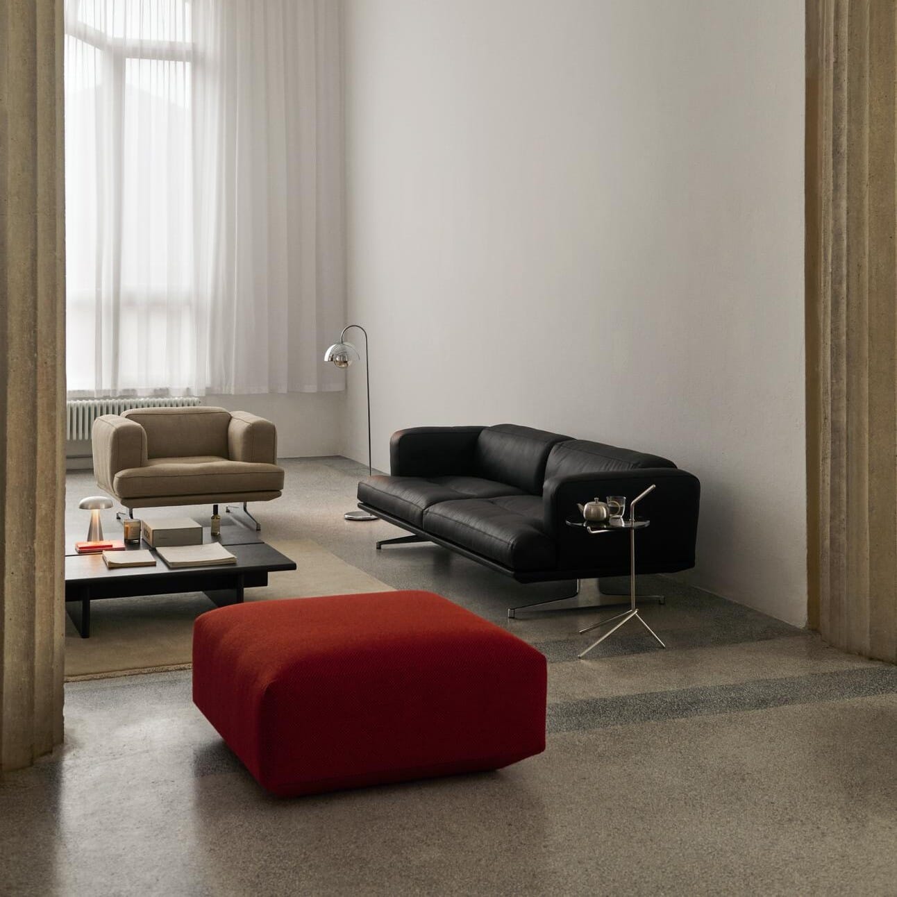 Sofa Inland AV23 Noble Black Leather - Bilde 3