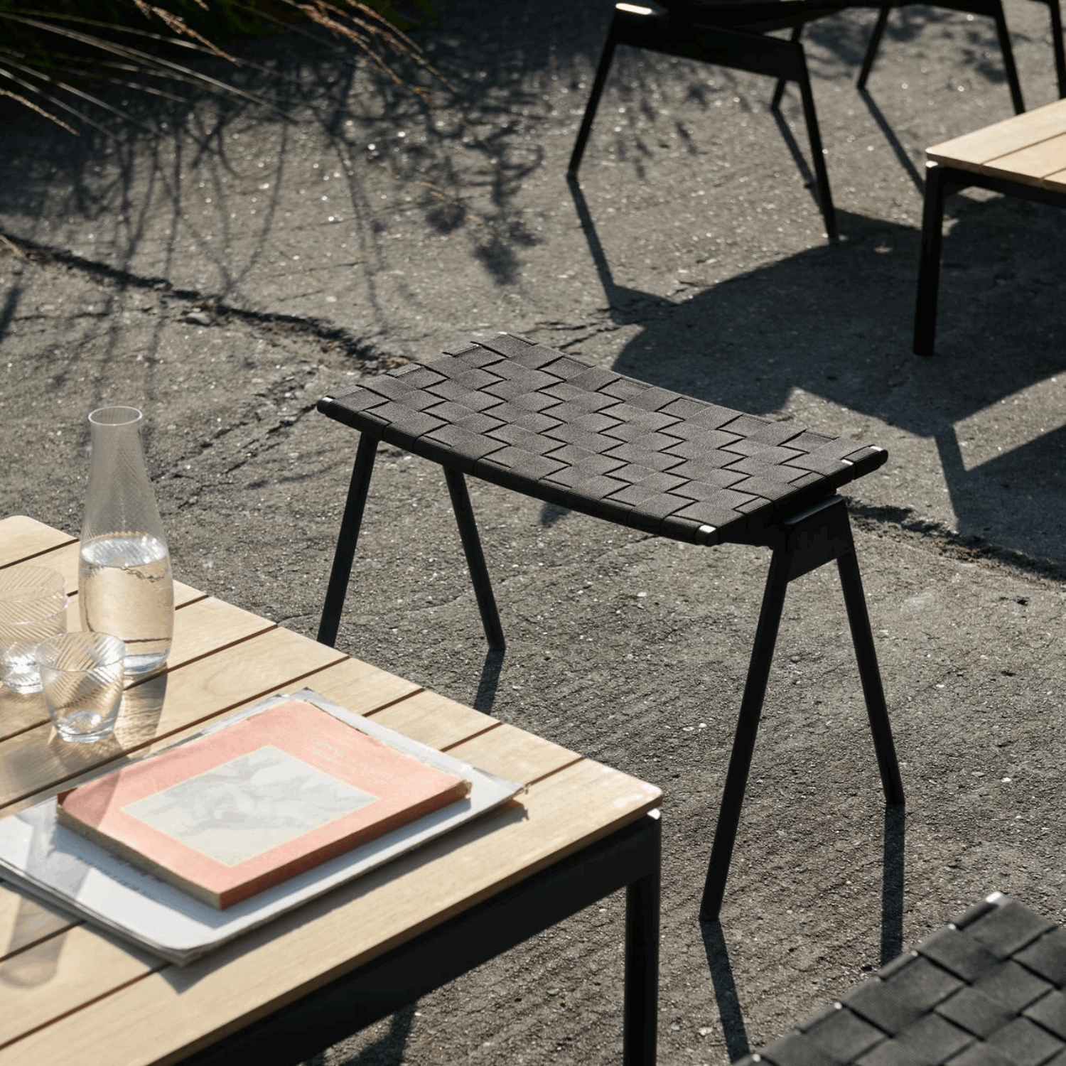 Ville Outdoor Footstool AV46 Warm Black - Bilde 2