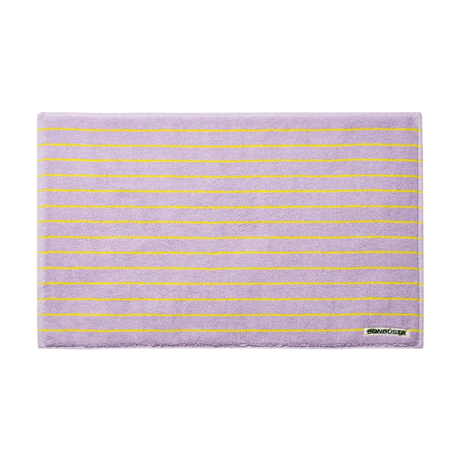 Badematte Lilac & Neon Yellow 50x80