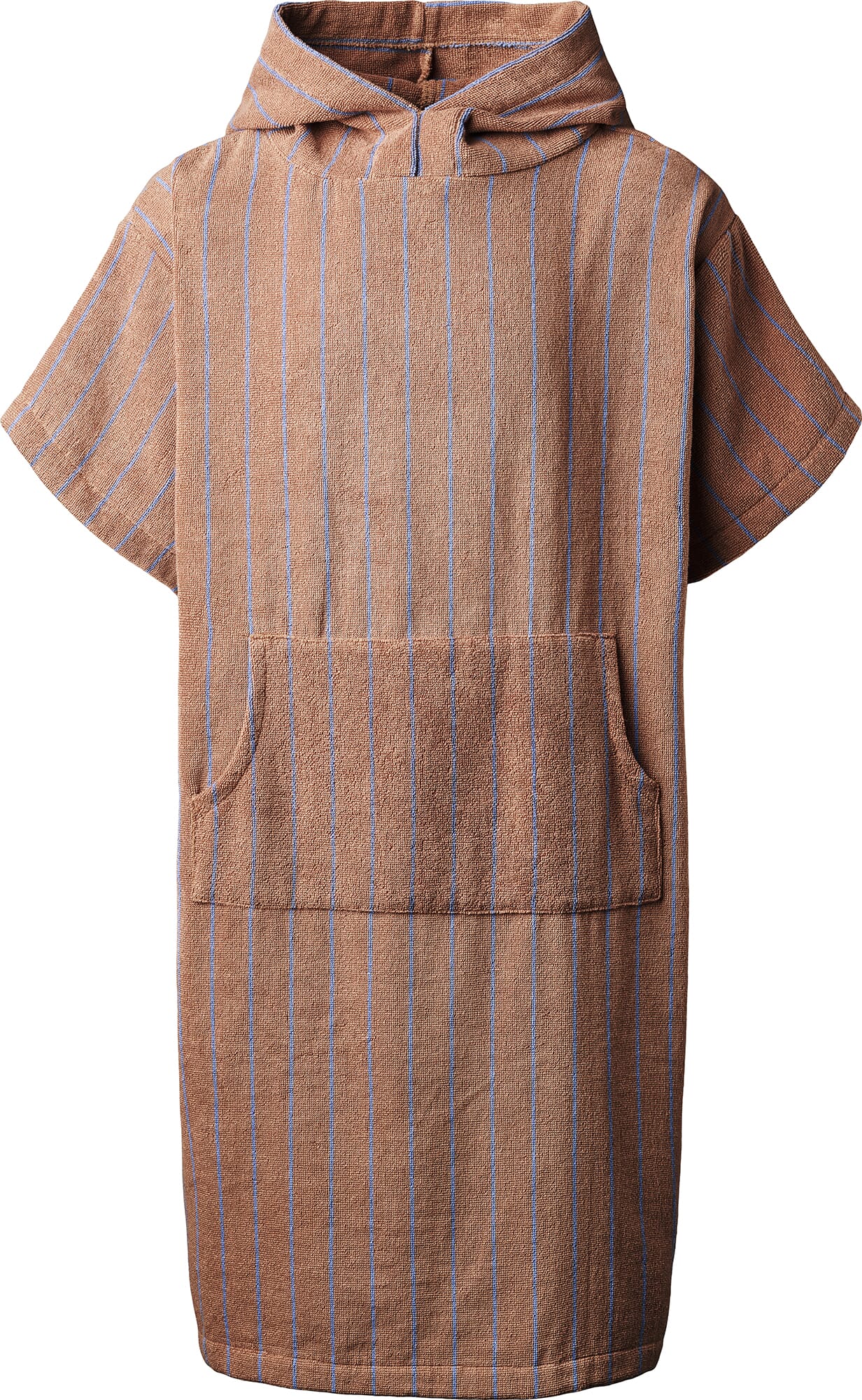 Badeh†ndkle Poncho Camel/Marine - Bilde 2