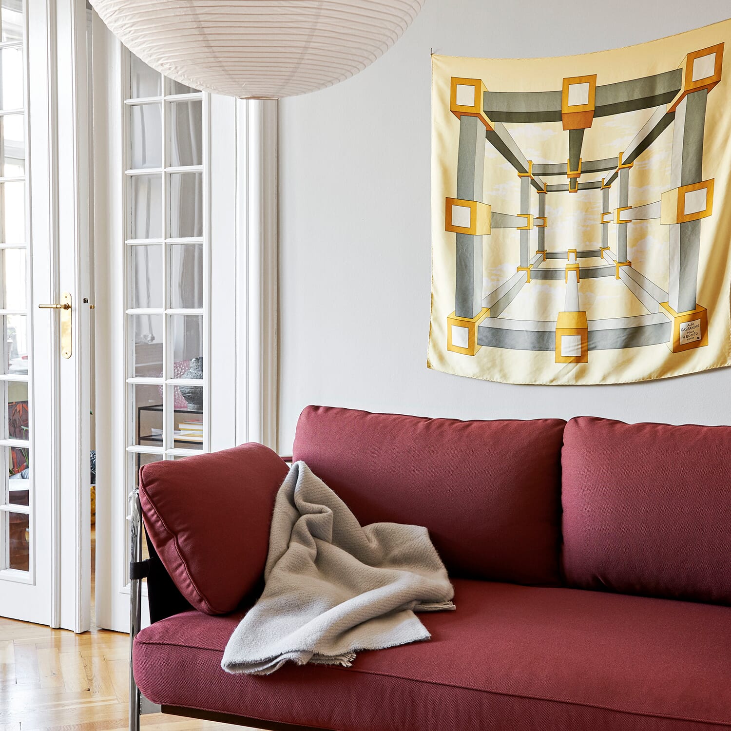 Ullpledd Mono Warm Grey 130x180cm - Bilde 2