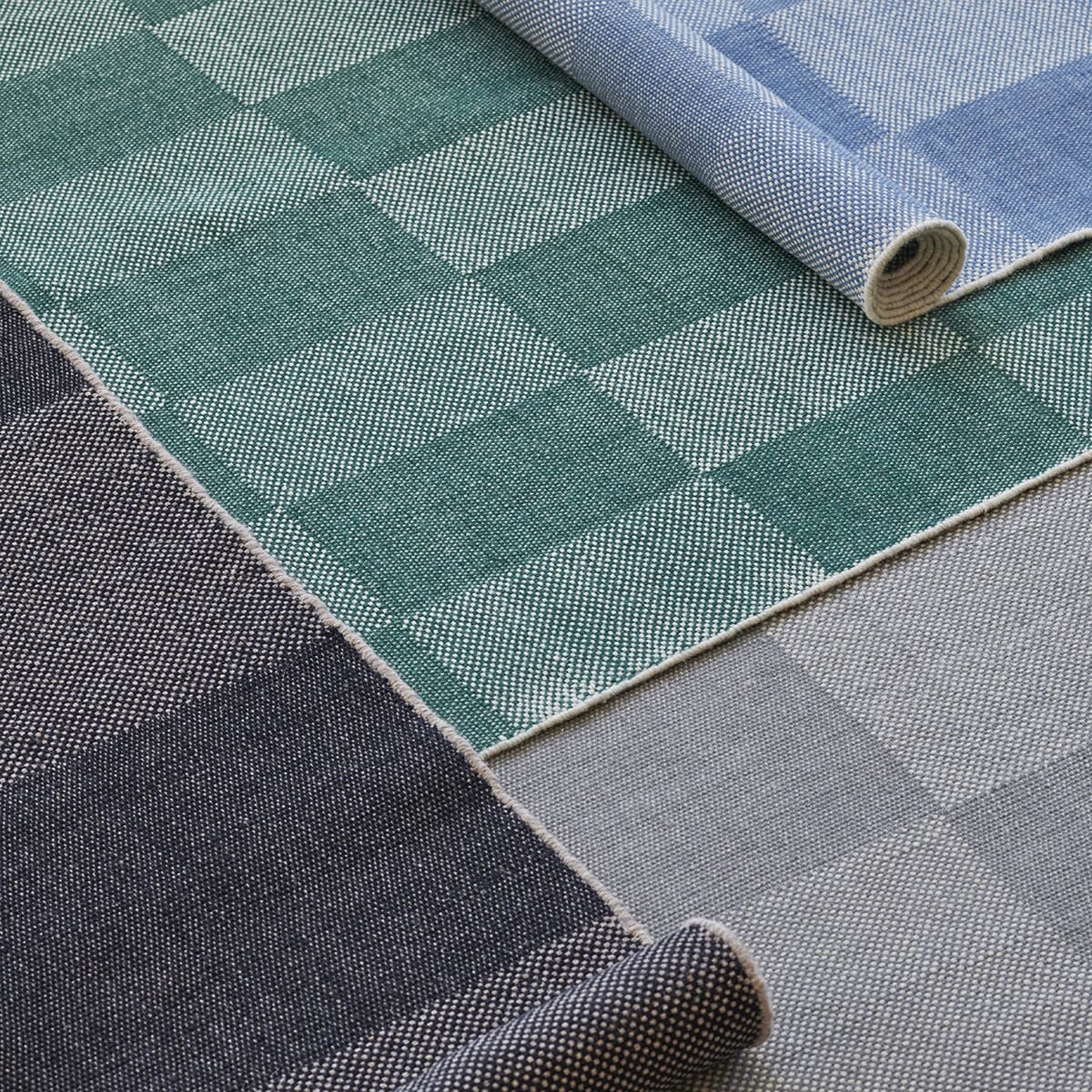 Gulvteppe Check Green 140x200 - Bilde 4