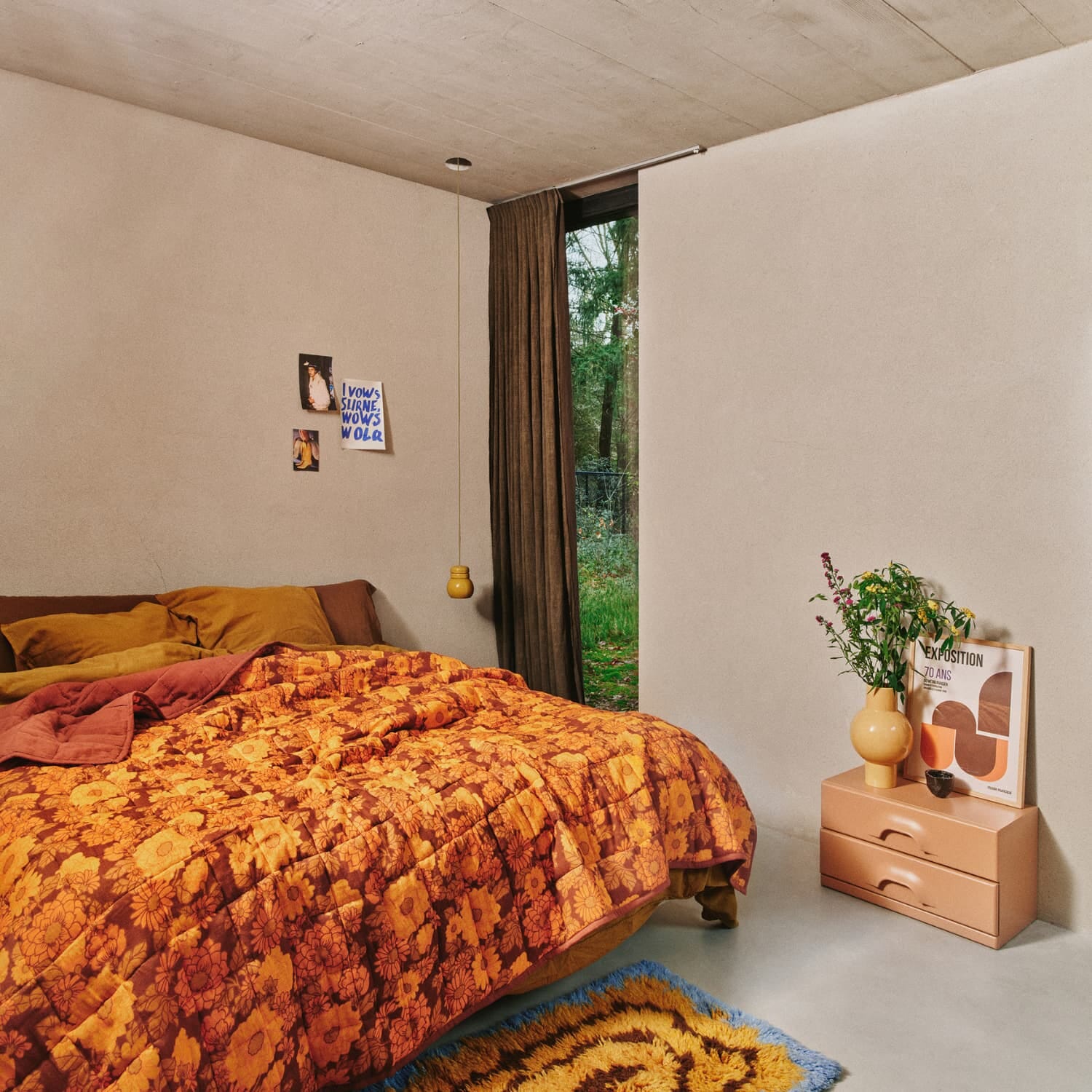 Chest of 2 drawers, blush - Bilde 7