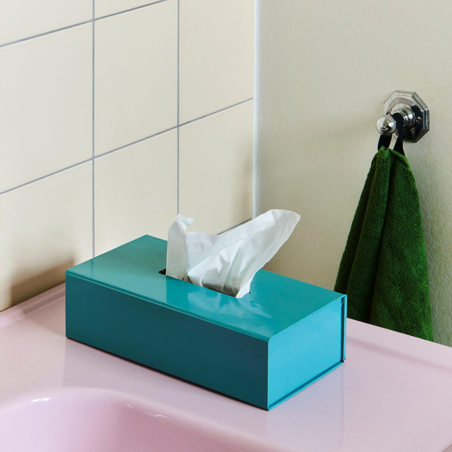 Boks til servietter Colour Storage Ocean Blue - Hovedbilde