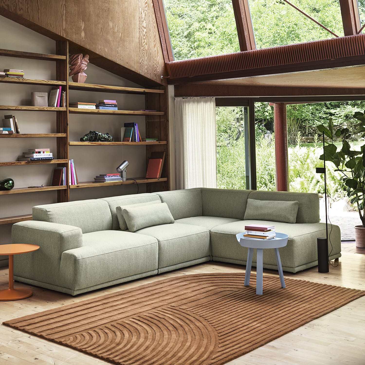 Gulvteppe Relevo Burnt Orange - Hovedbilde