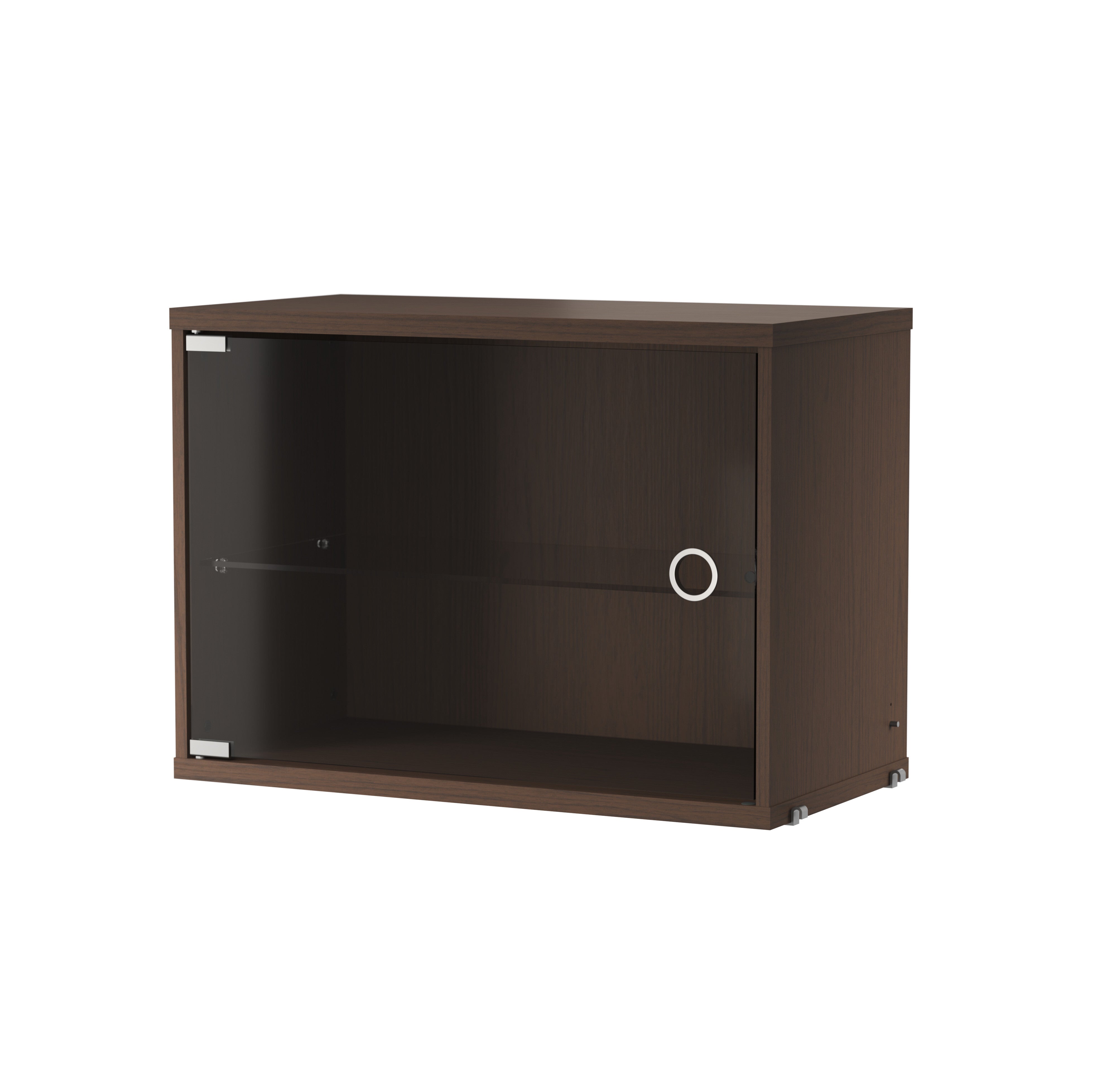 Skap Glass m/Svingdør 58x30