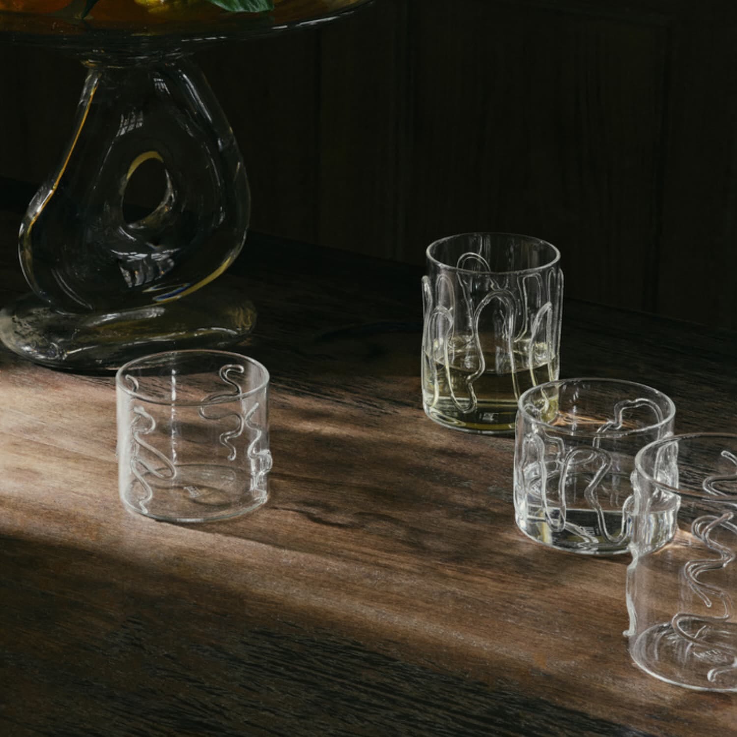 2 stk | Doodle Glass Tall Clear - Bilde 2