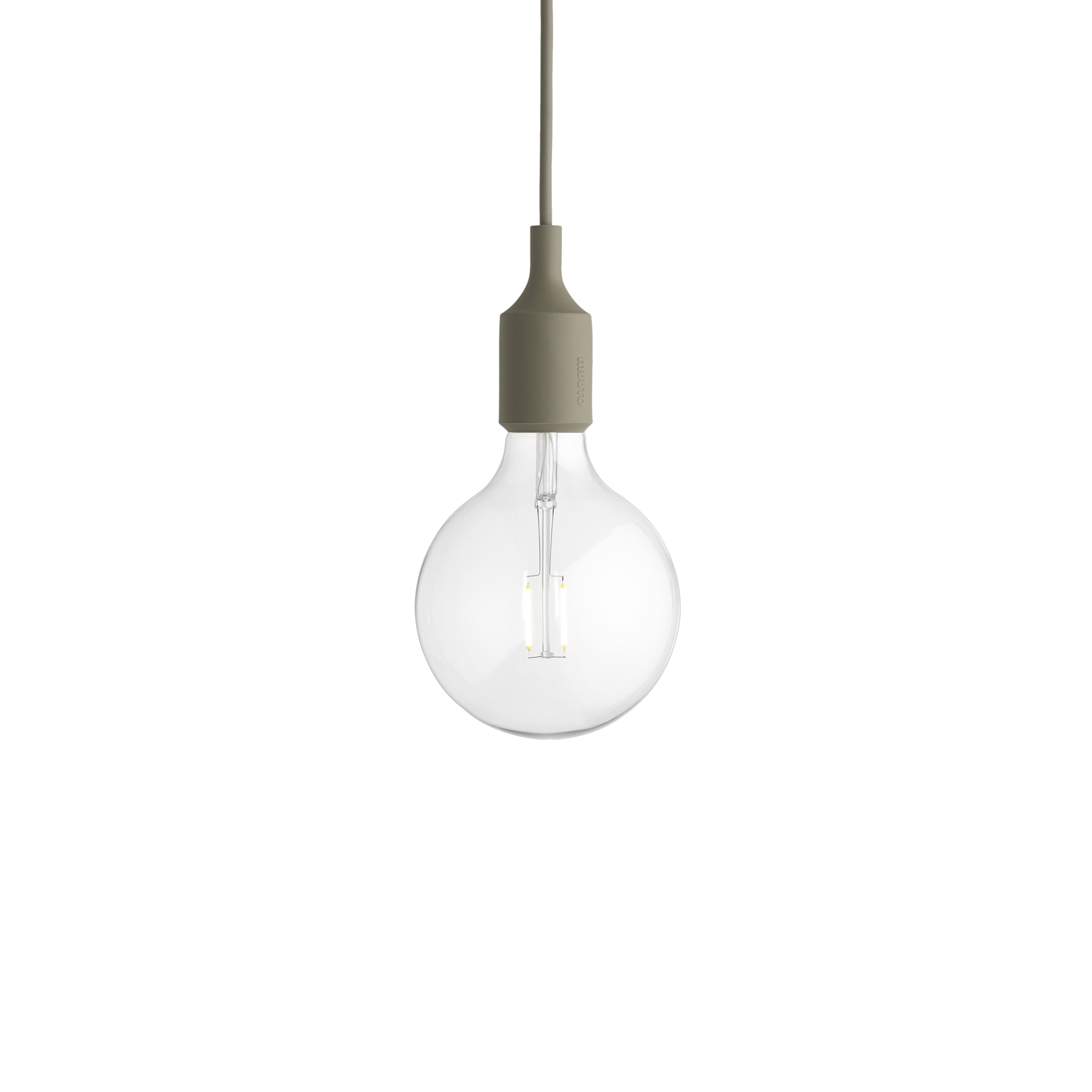 E27 Pendant Olive m/LED pære - Hovedbilde