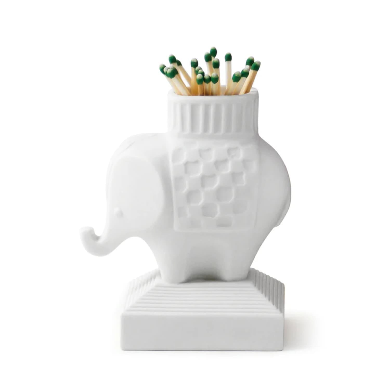 Elephant Match Strike White