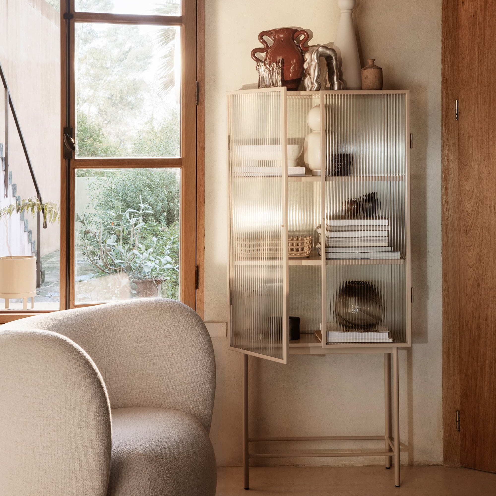 Vitrineskap Haze Cashmere