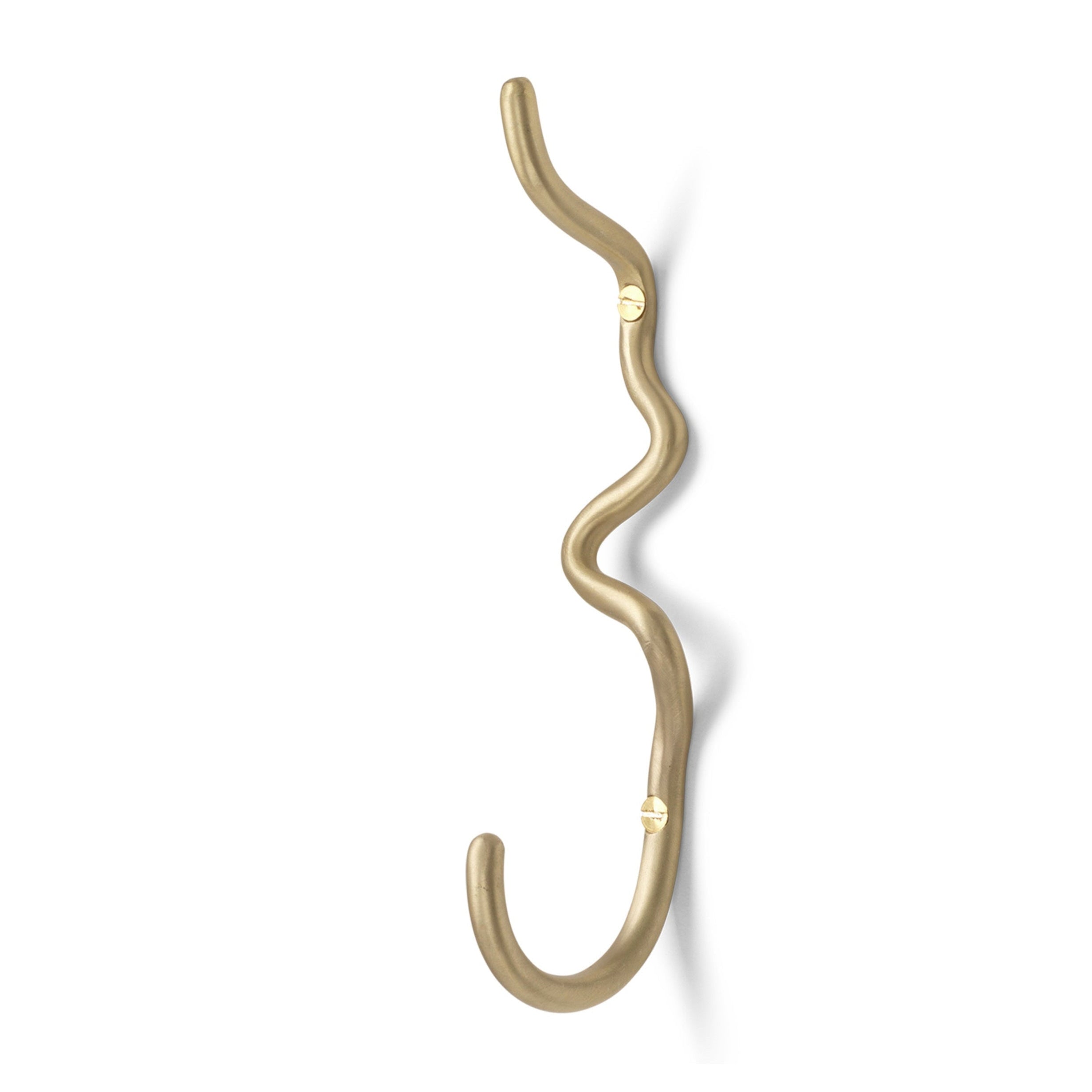 Enkel Knagg Curvature Messing