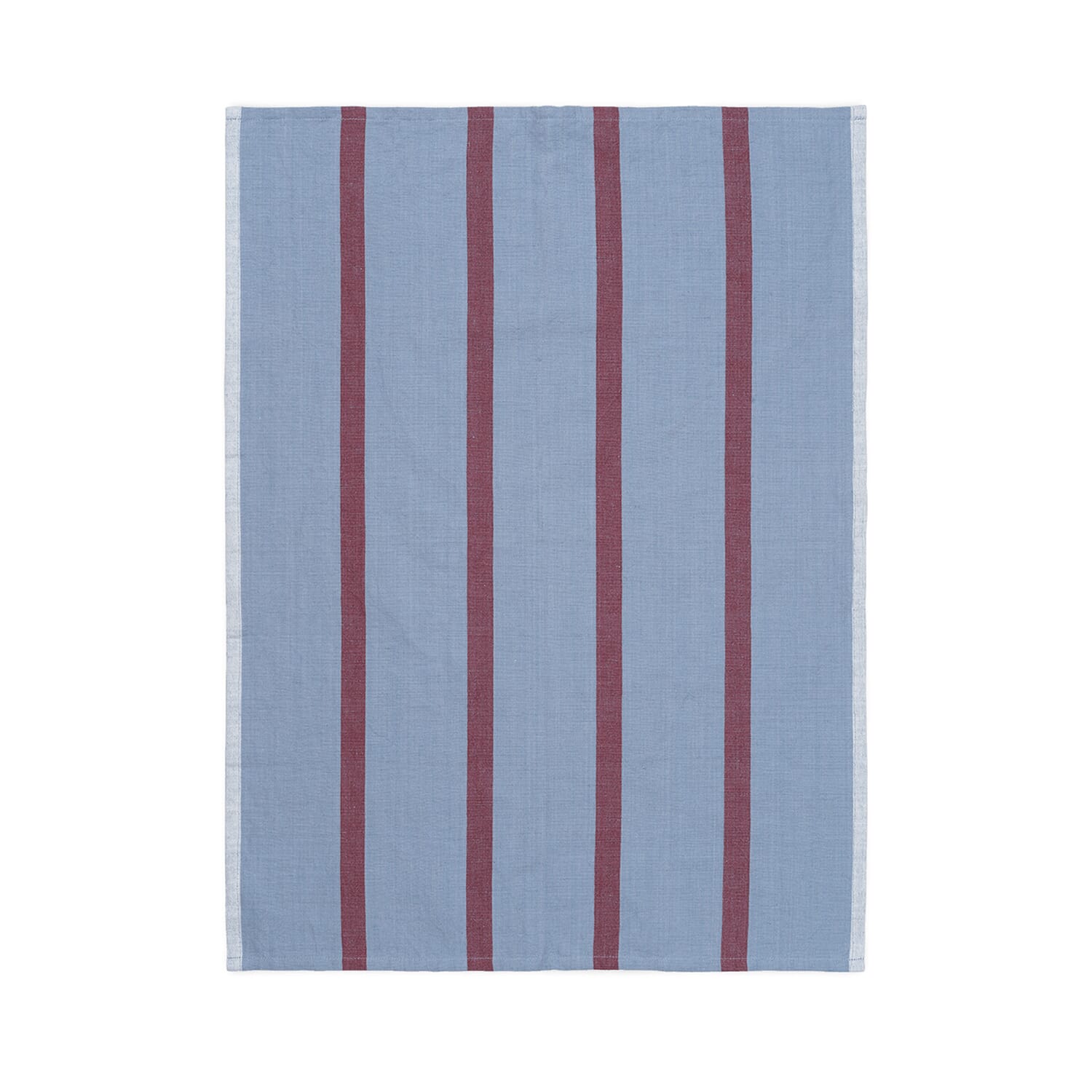 Kjøkkenhåndkle Hale Faded Blue/Burgundy - Hovedbilde