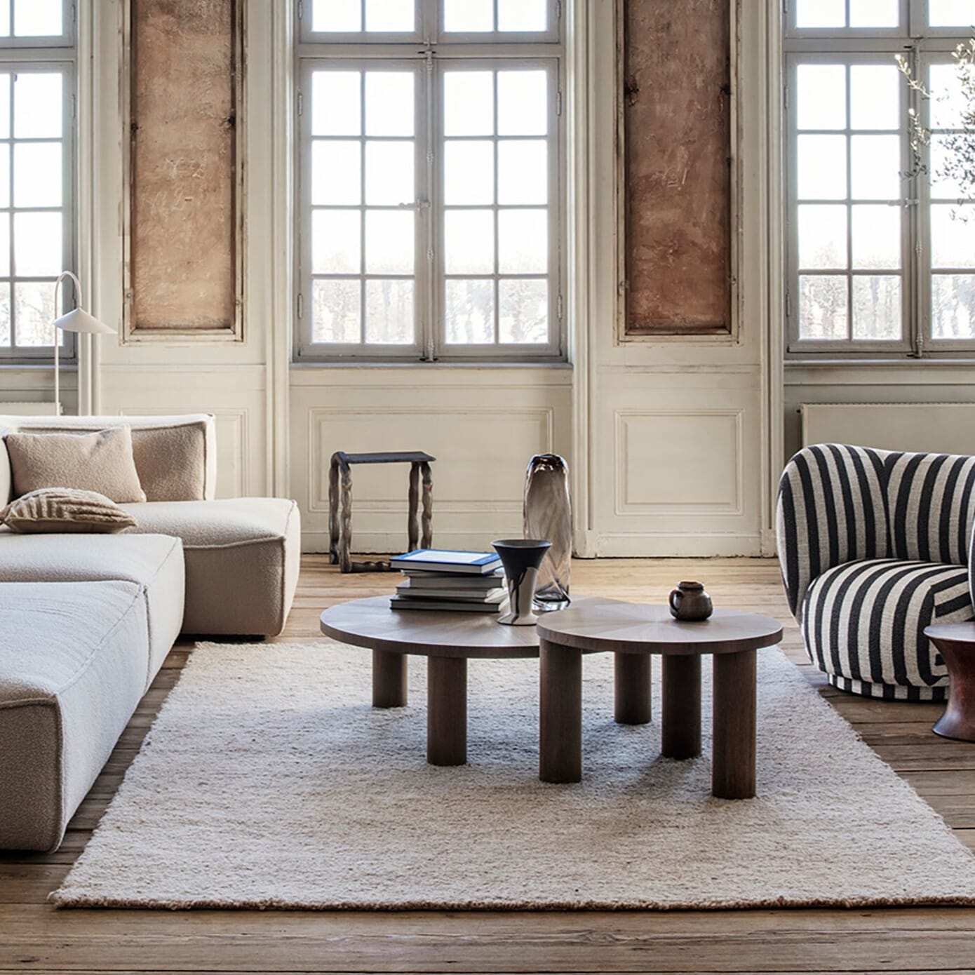 Post Sofabord Smoked Oak Star Ø:100 - Bilde 3