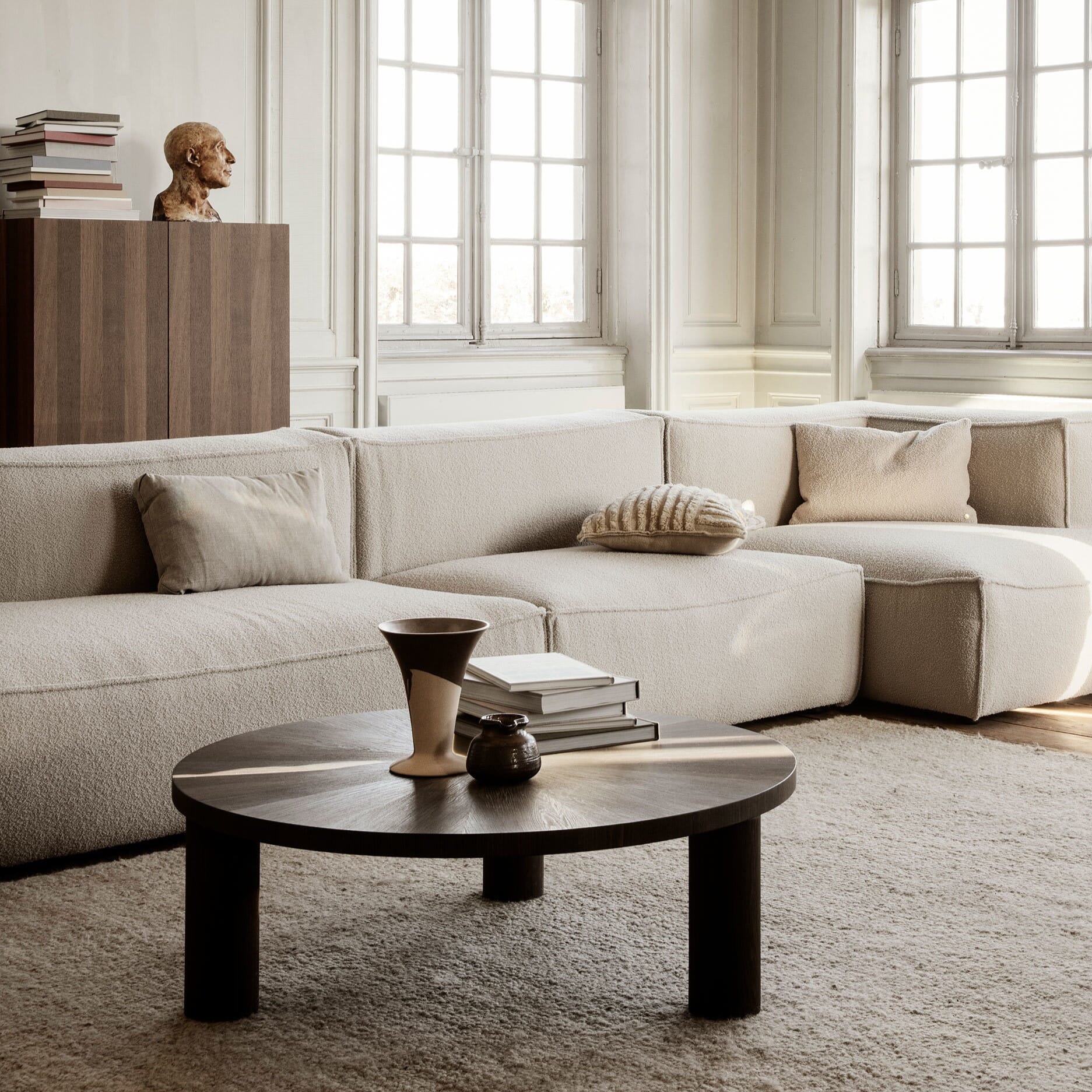 Post Sofabord Smoked Oak Star Ø:100 - Bilde 2