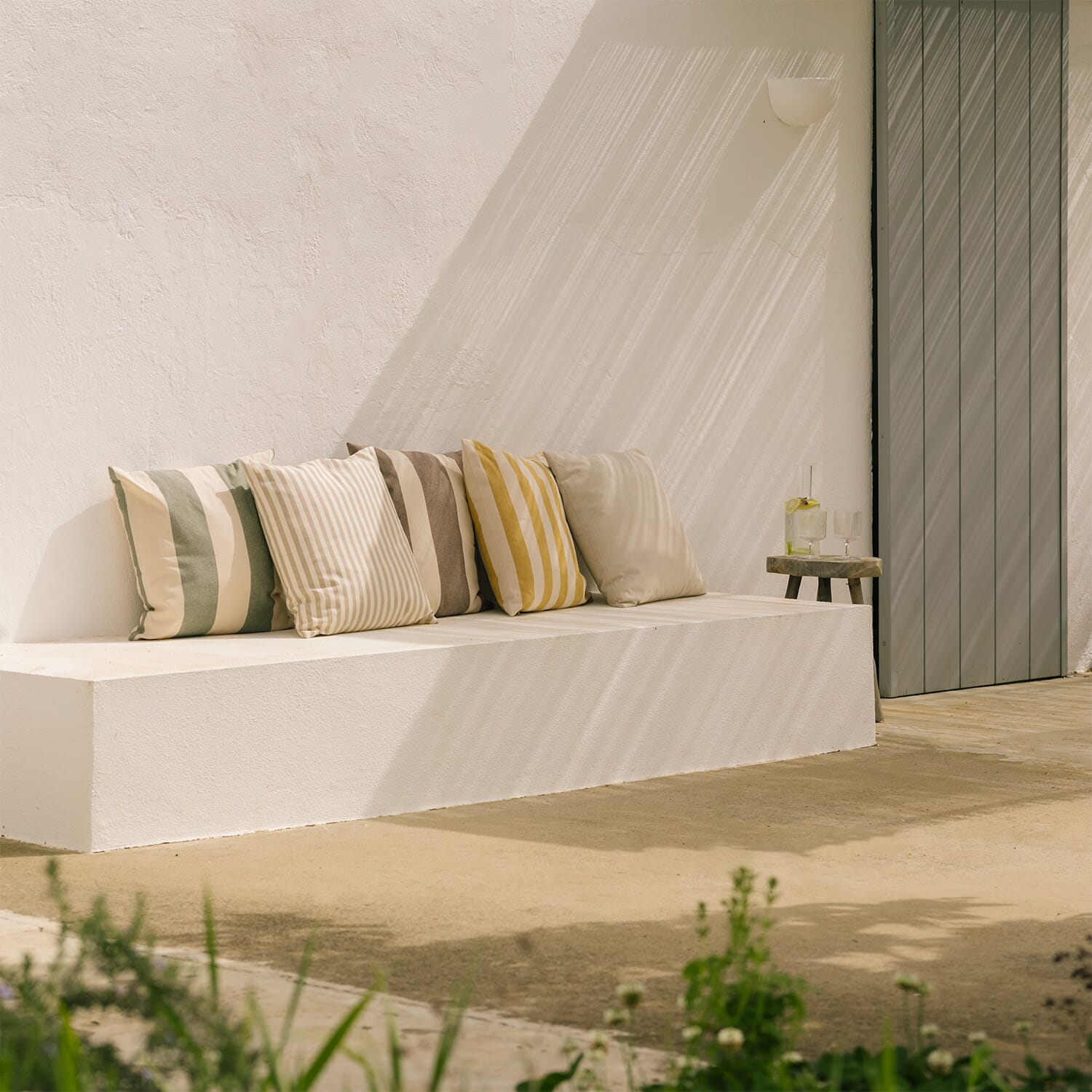 Utendørspute Strand Sand/Off-white - Bilde 3