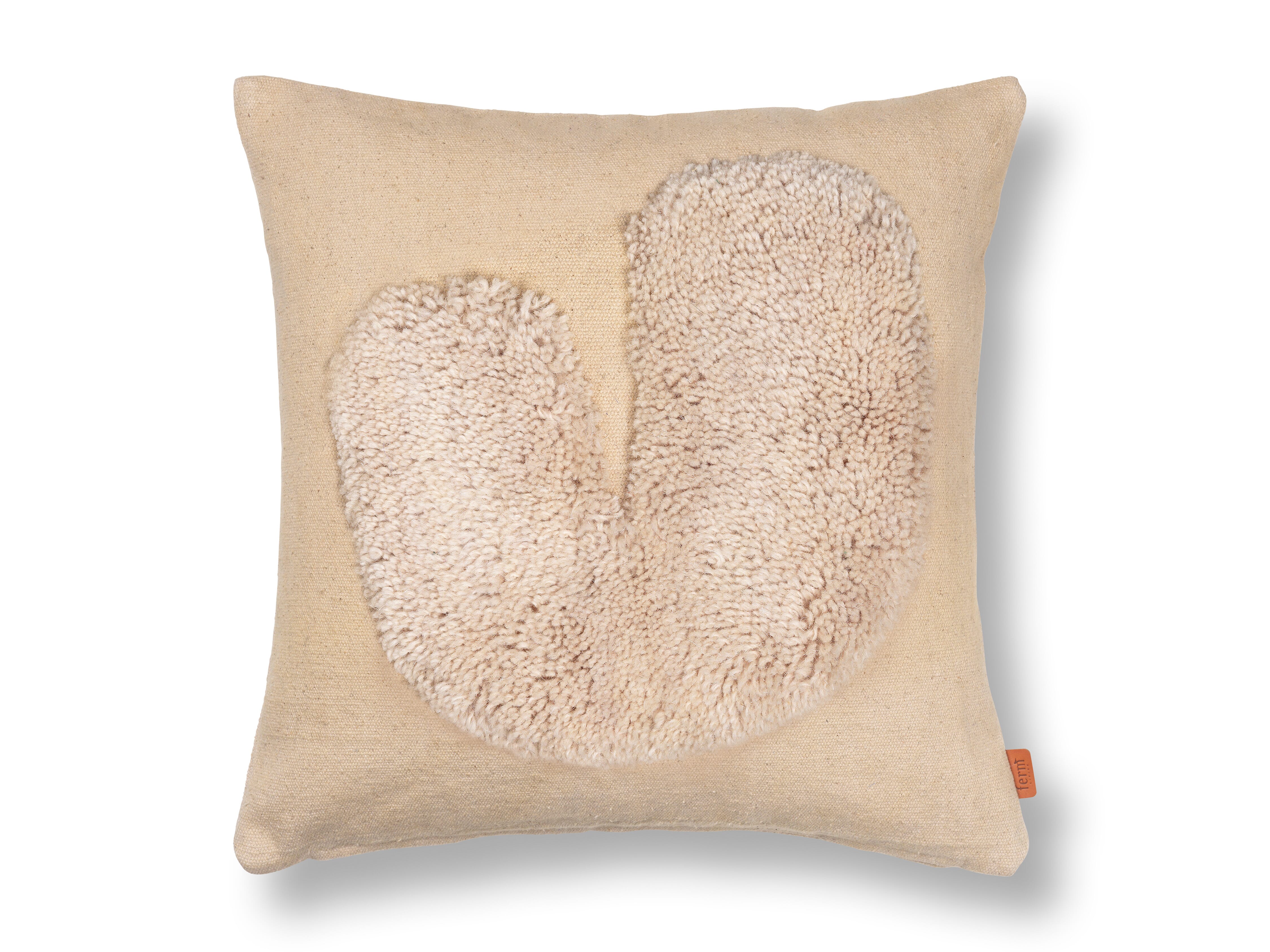 Pute Lay Sand/Off-White 50x50 - Hovedbilde