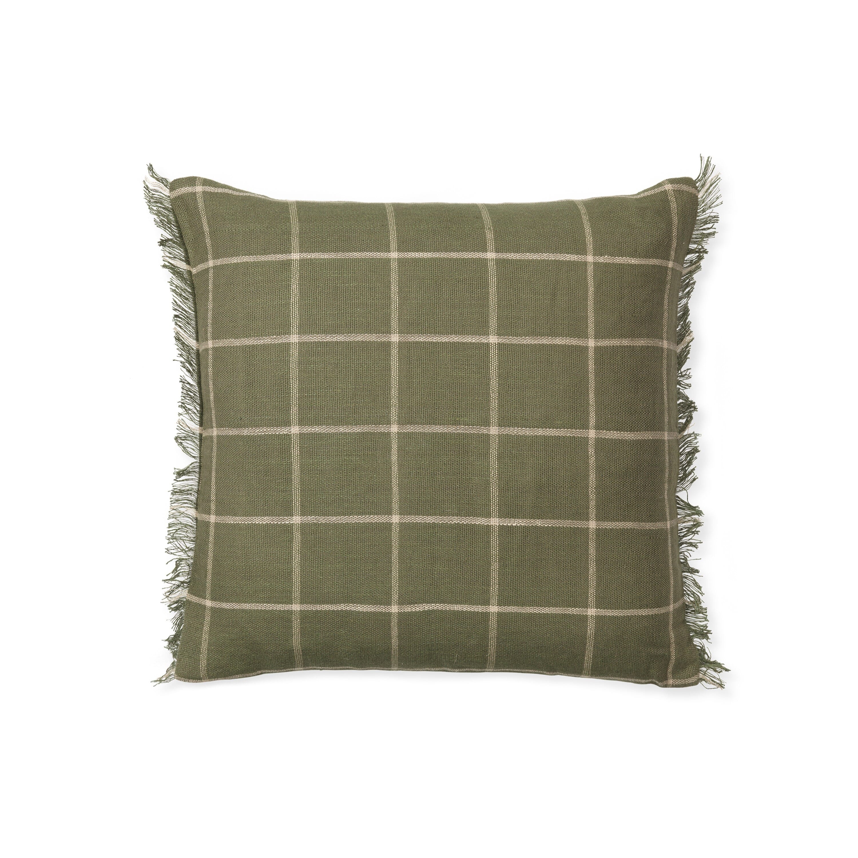 Pute Calm Olive/Off-White 50x50 - Bilde 2