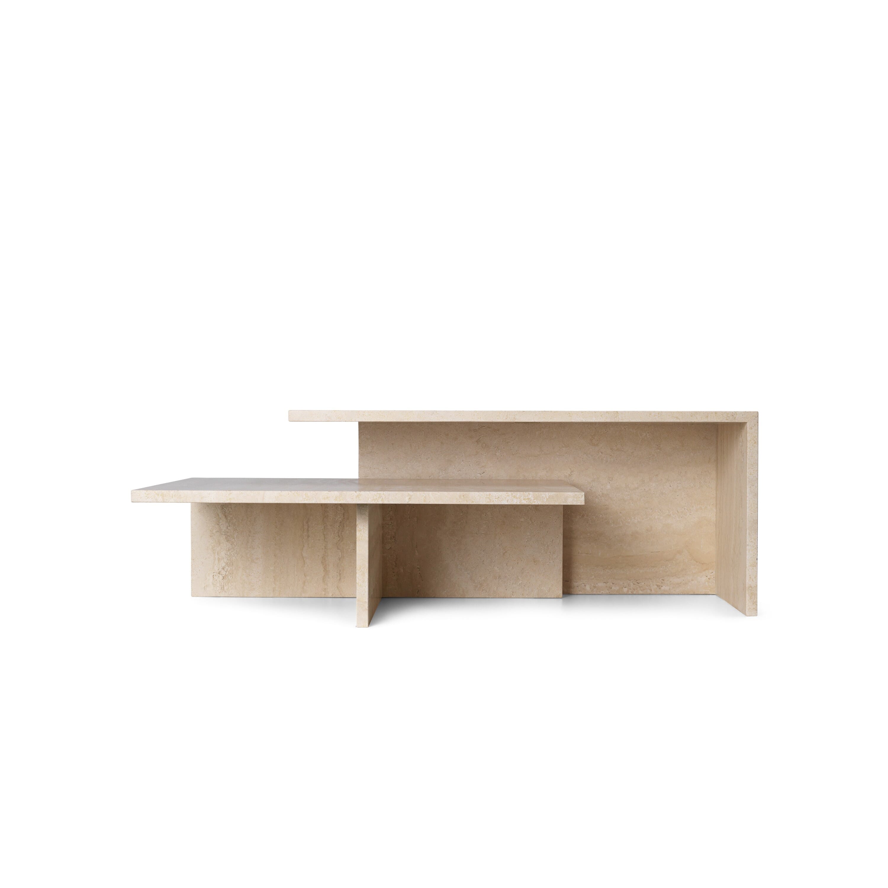 Distinct Grande Duo Sofabord Travertine - Bilde 3