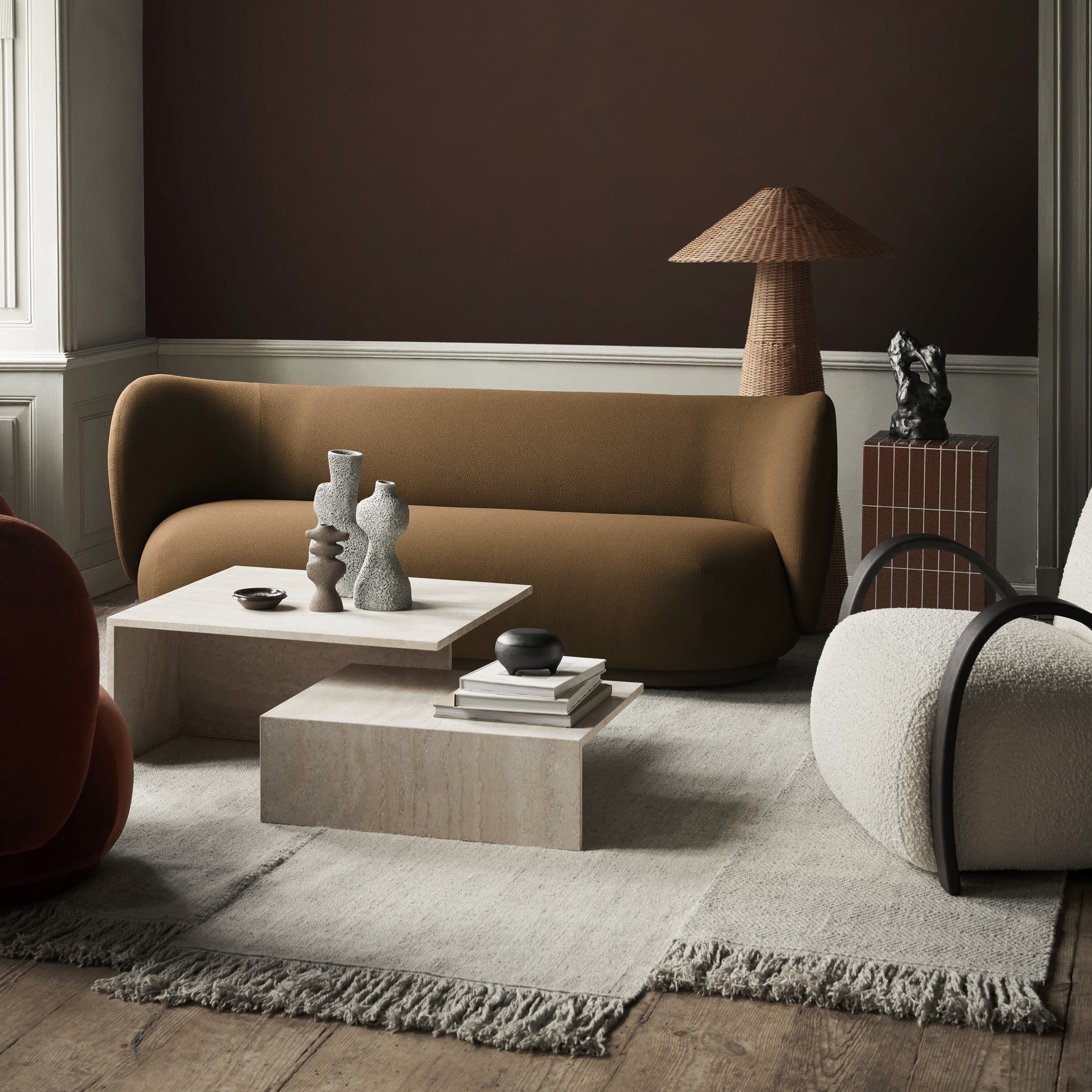 Distinct Grande Duo Sofabord Travertine - Bilde 2