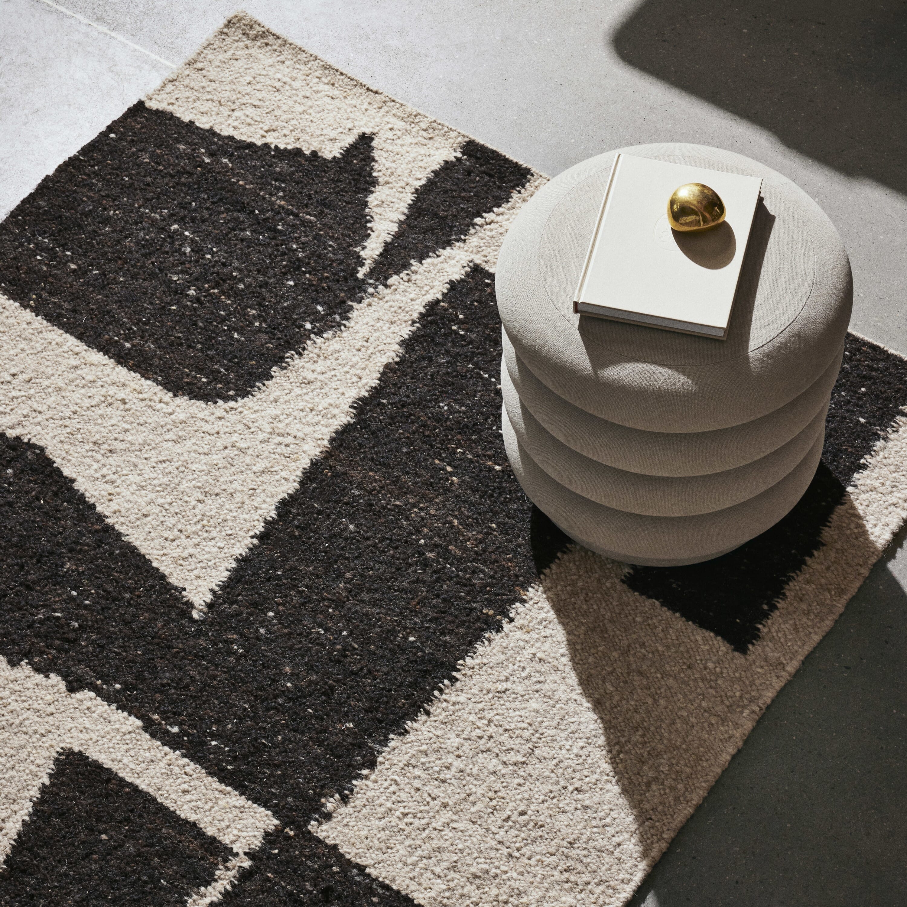 Gulvteppe Piece Off White/Coffee - Bilde 2