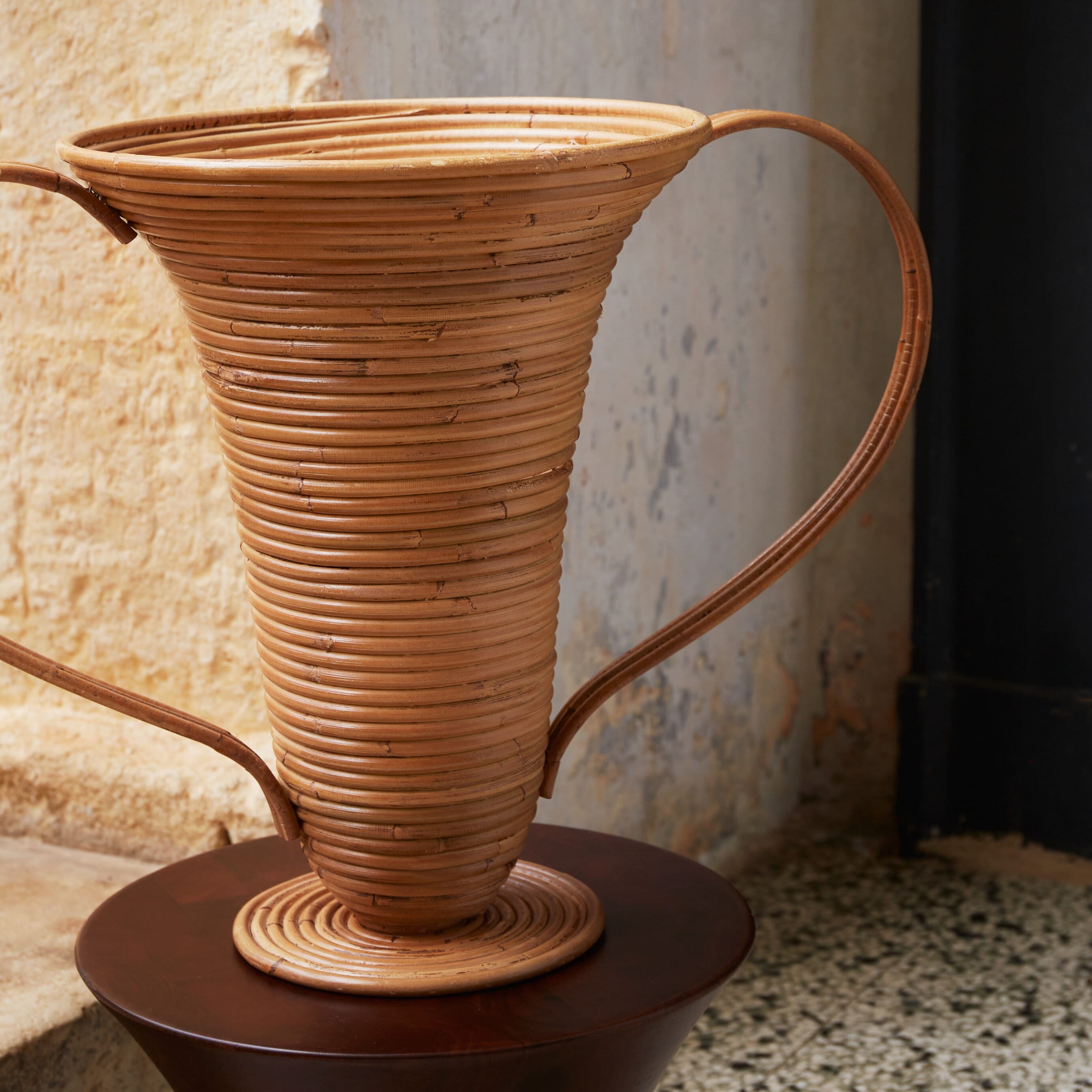Amphora Vase Natural Stained L - Hovedbilde