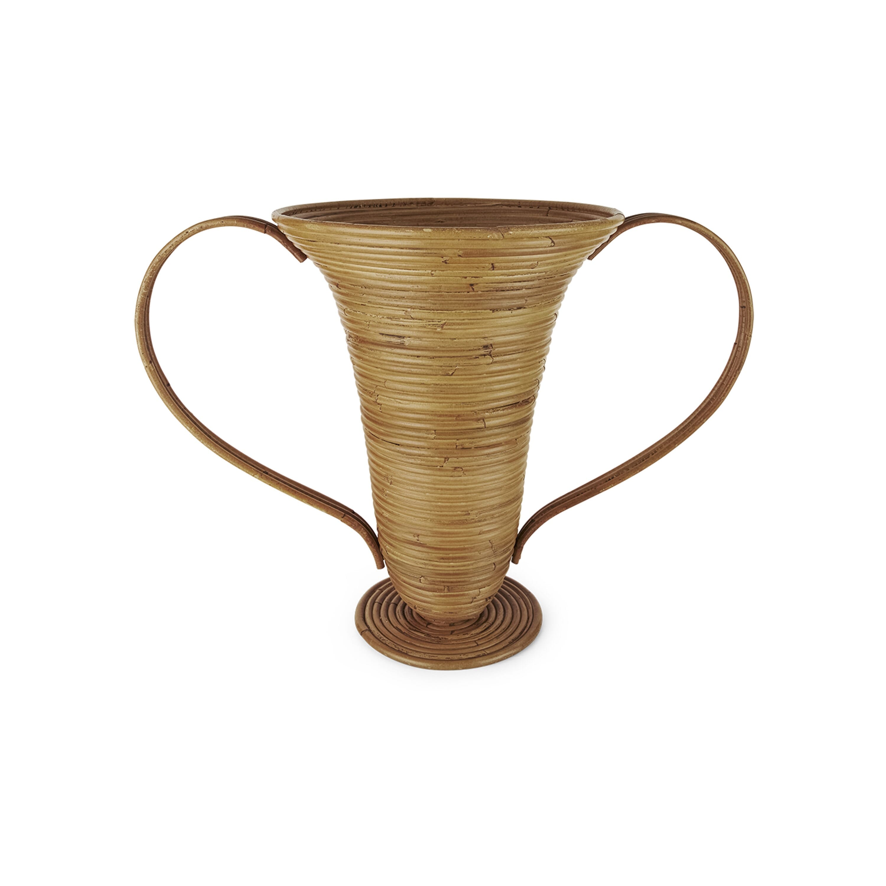 Amphora Vase Natural Stained L - Bilde 2
