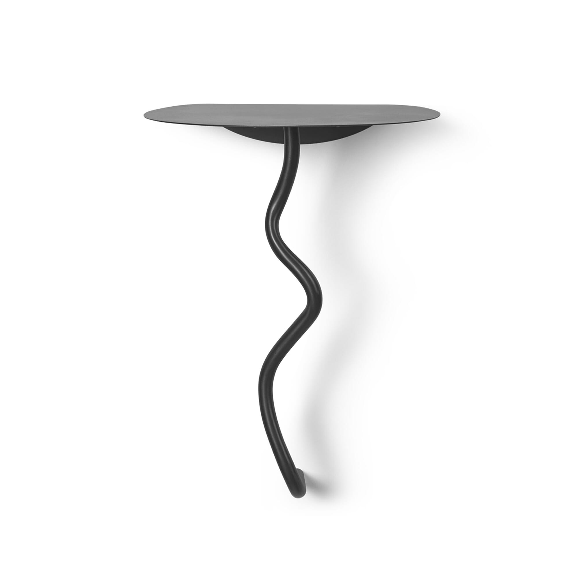 Curvature veggbord Svart Messing - Bilde 3