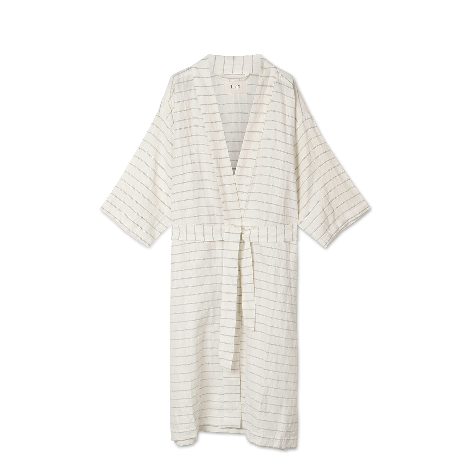 Morgenkåpe Field Off-White/Chocolate - Bilde 3