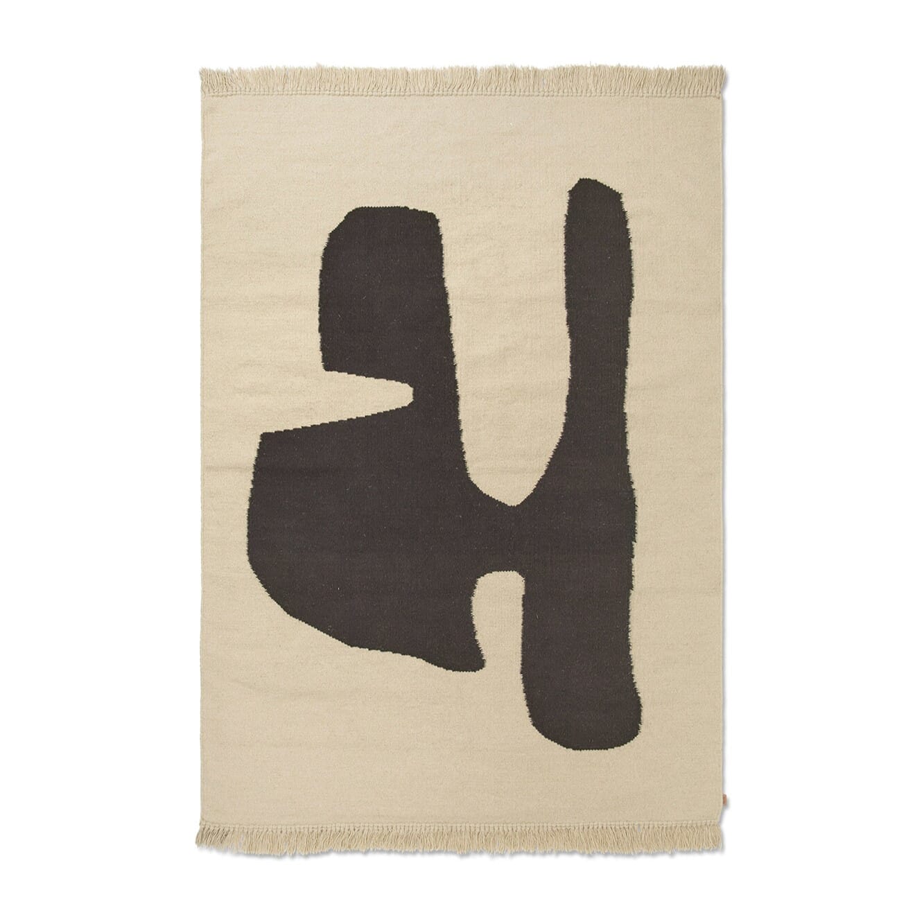Gulvteppe Kelim Lay Off-White 140x200 - Hovedbilde