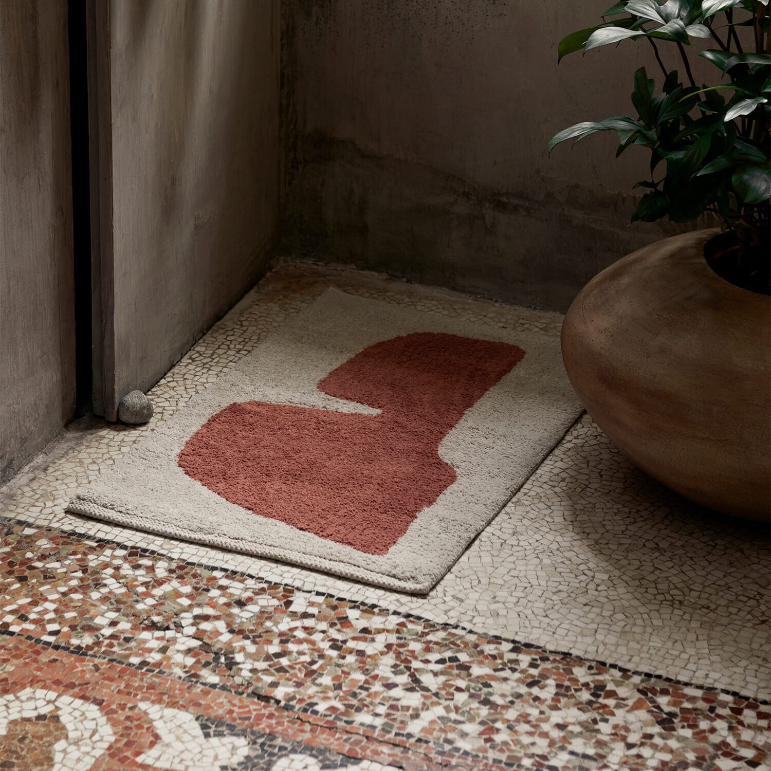 Lay Badematte Parchment/Rust - Hovedbilde