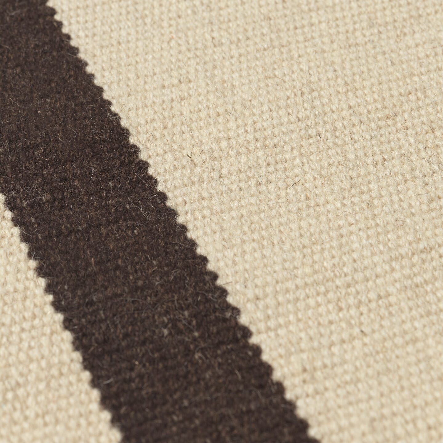 Gulvteppe Calm Kelim Off-white/Coffee - Bilde 3