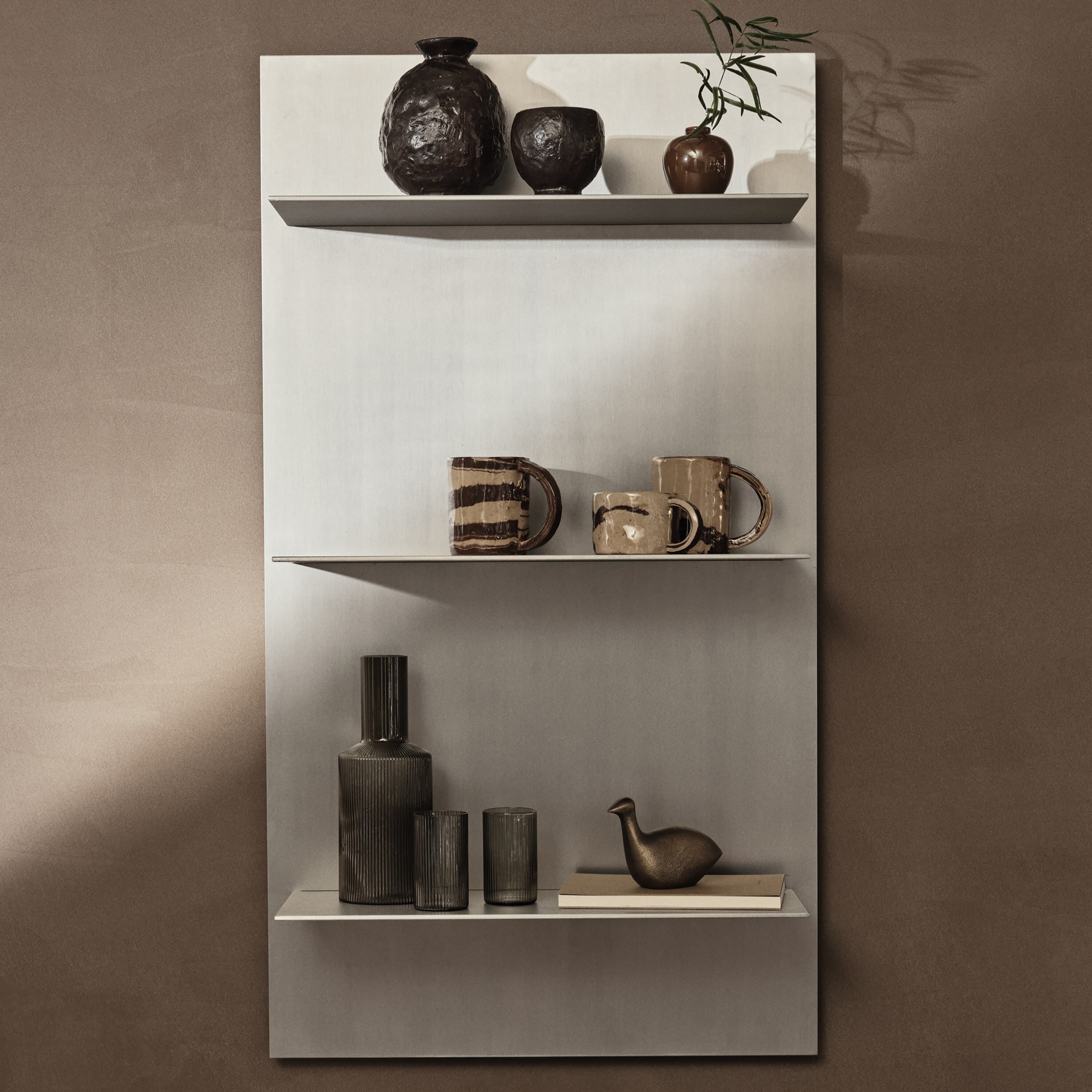 Hylle Lager Triple Aluminium 55x100 - Hovedbilde