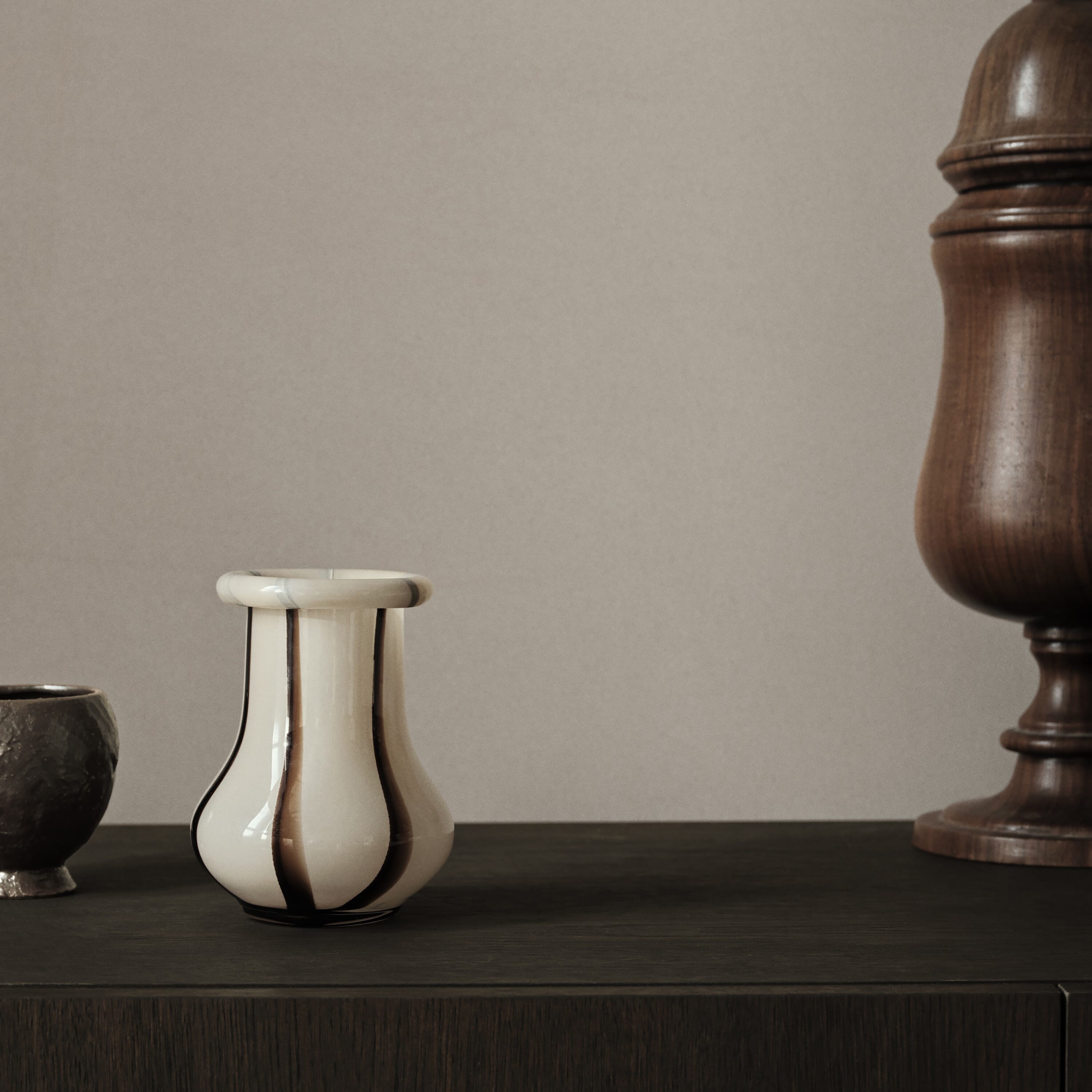 Vase Riban Cream H:15 - Bilde 2