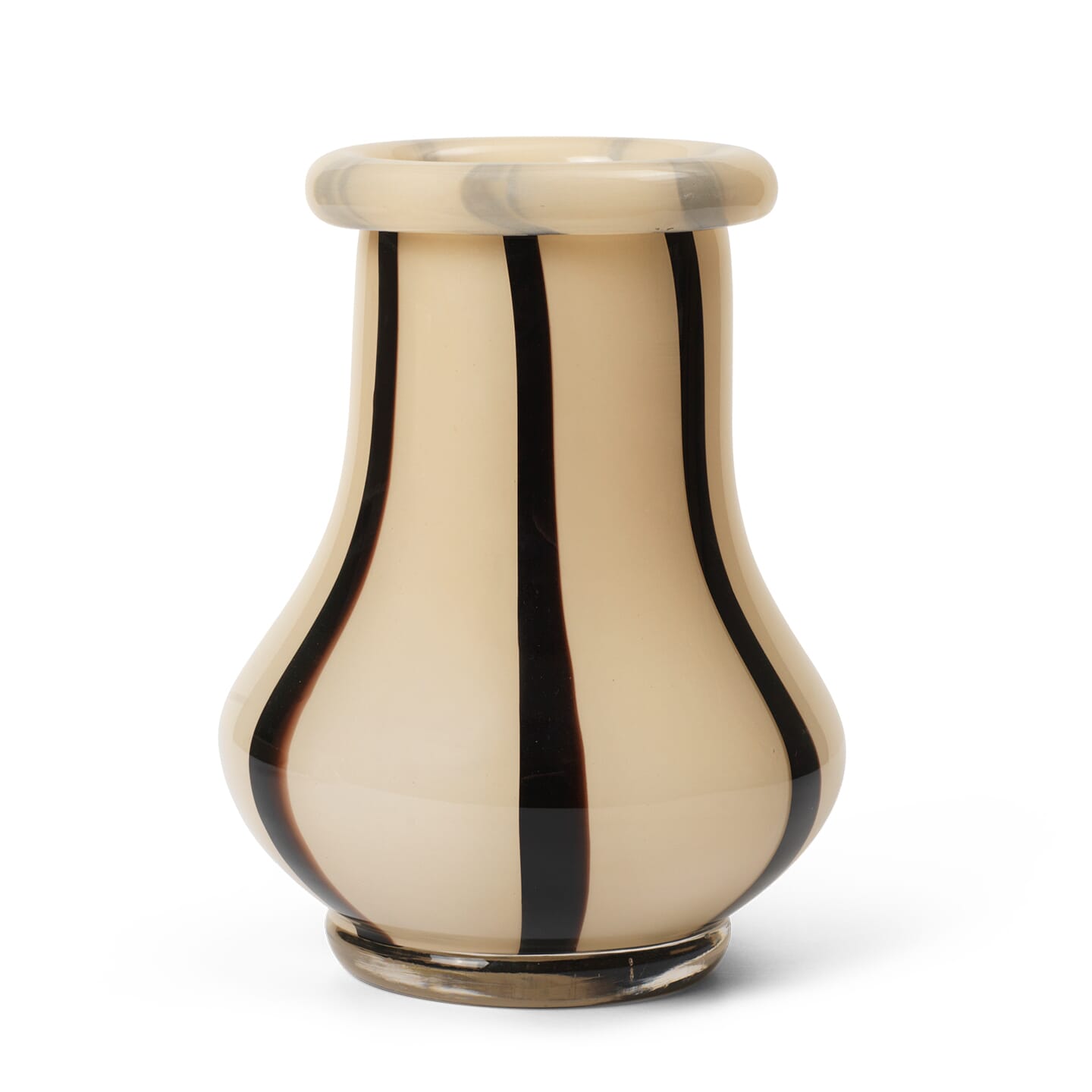 Vase Riban Cream H:19 - Hovedbilde