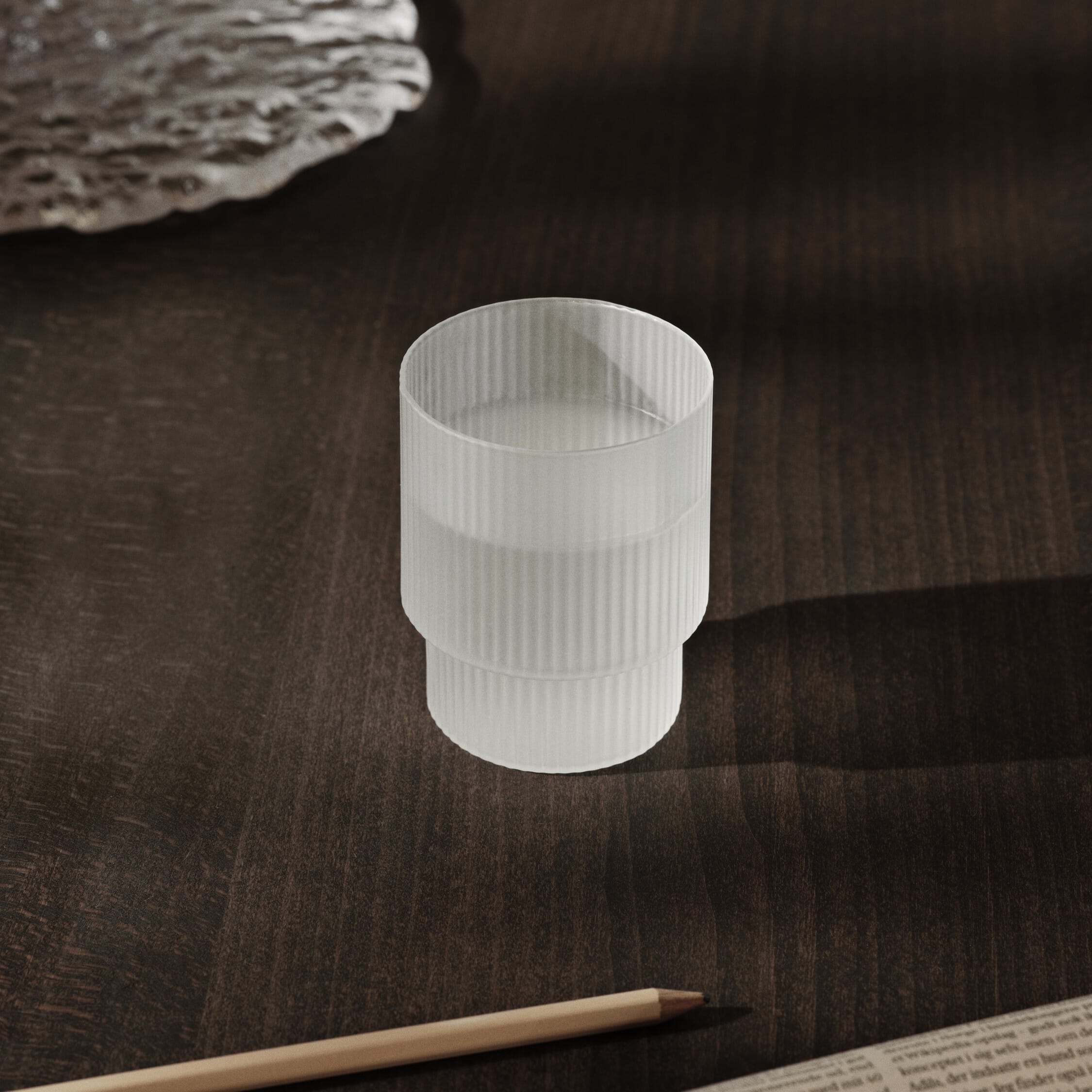 4 stk | Glass Ripple Frosted - Hovedbilde