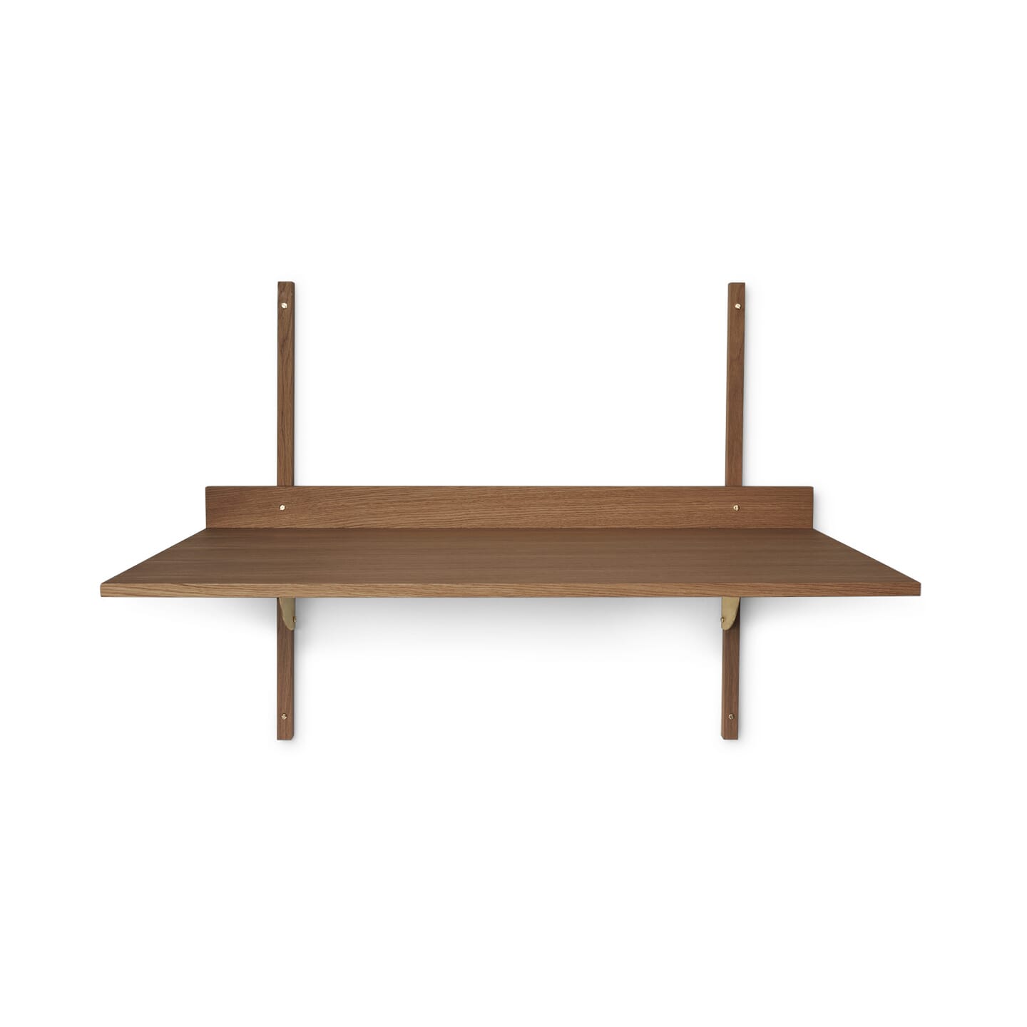 Skrivebord Sector Smoked Oak / Brass - Hovedbilde