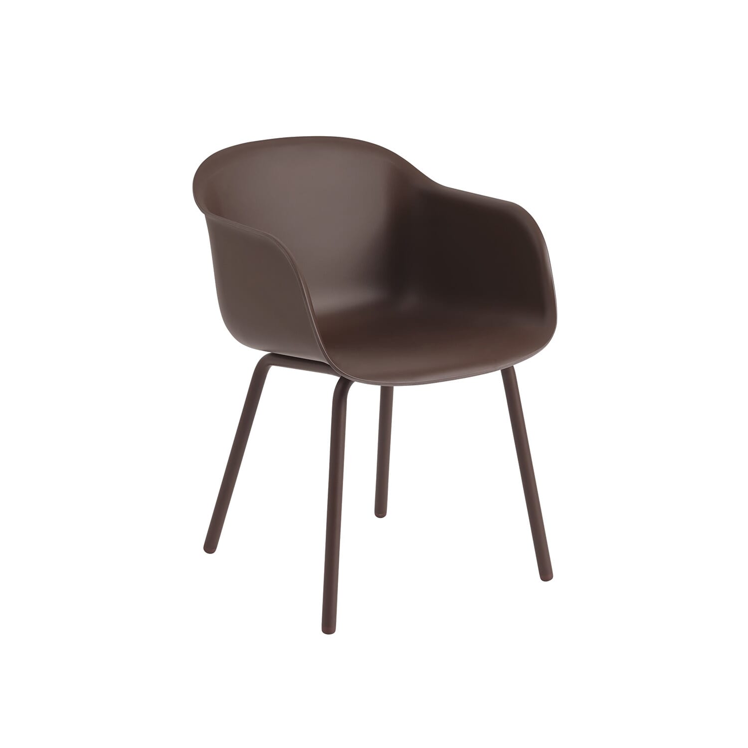Fiber Outdoor Armchair - Brown Red - Bilde 2