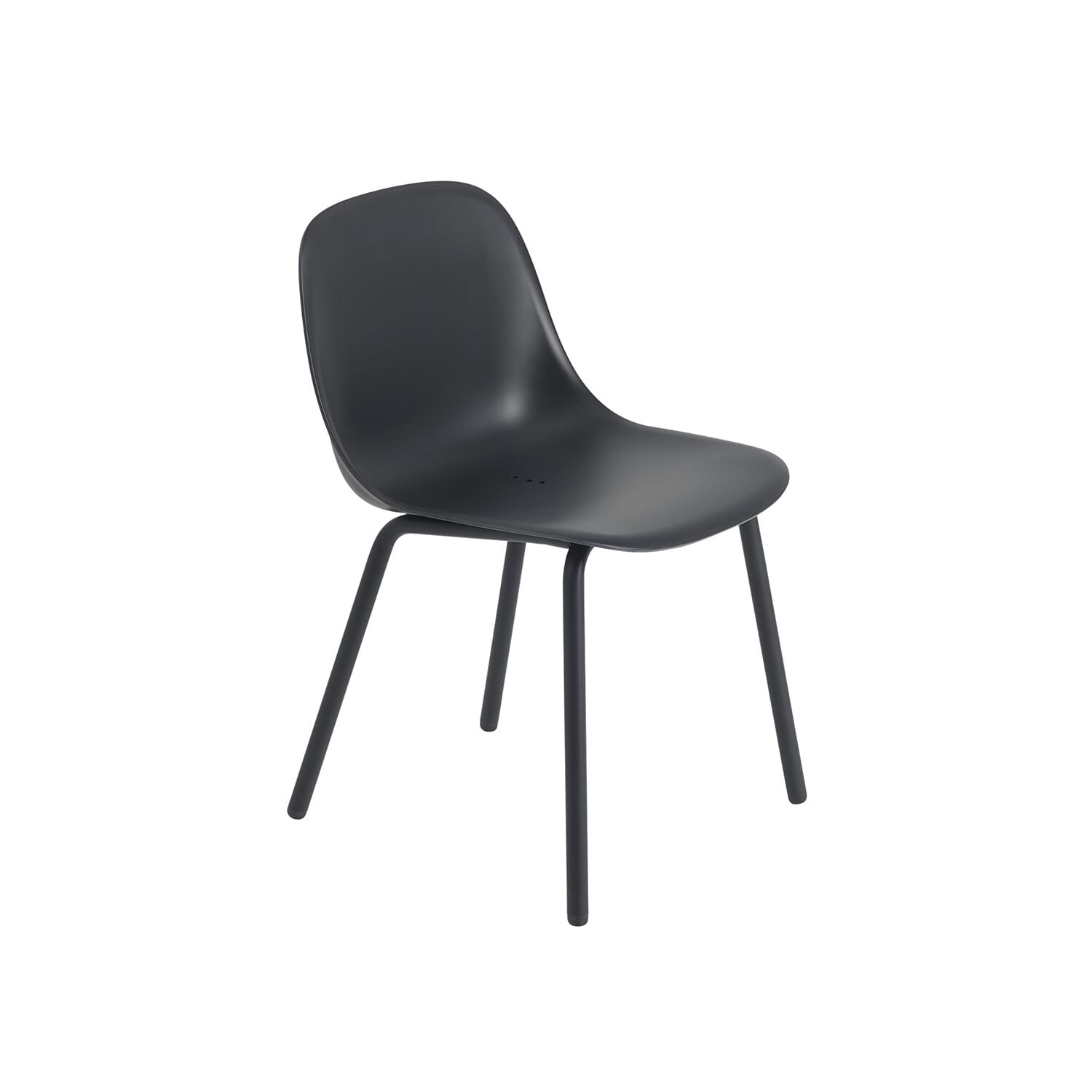 Fiber Outdoor Side Chair - Anthracite Black - Hovedbilde