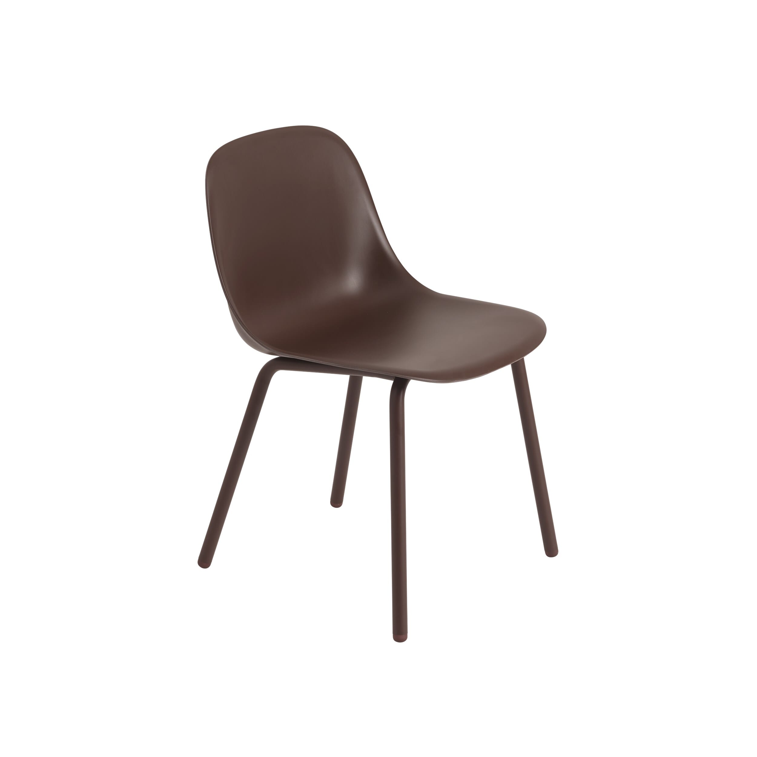 Fiber Outdoor Side Chair - Brown Red - Hovedbilde