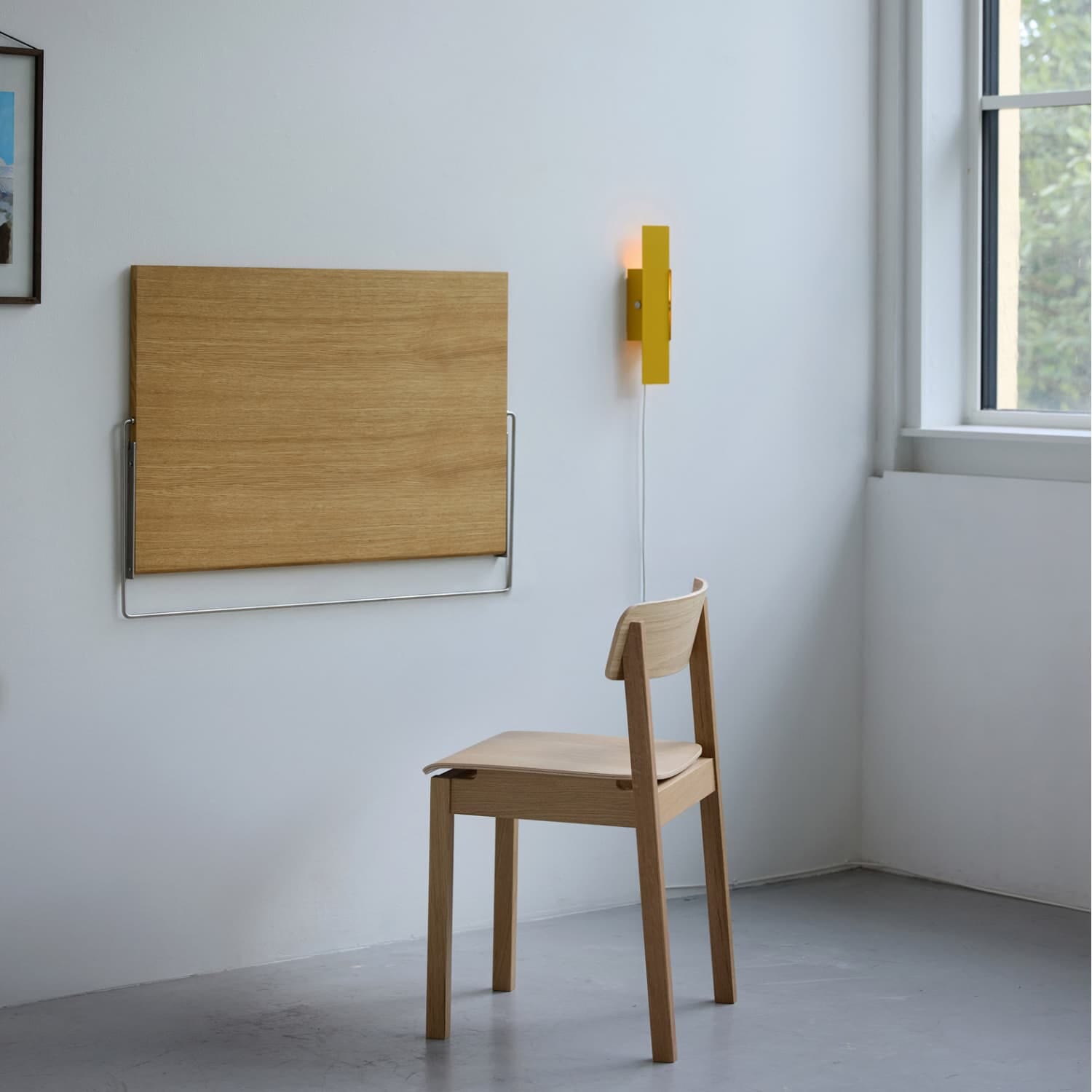 Foldbart Skrivebord Eik