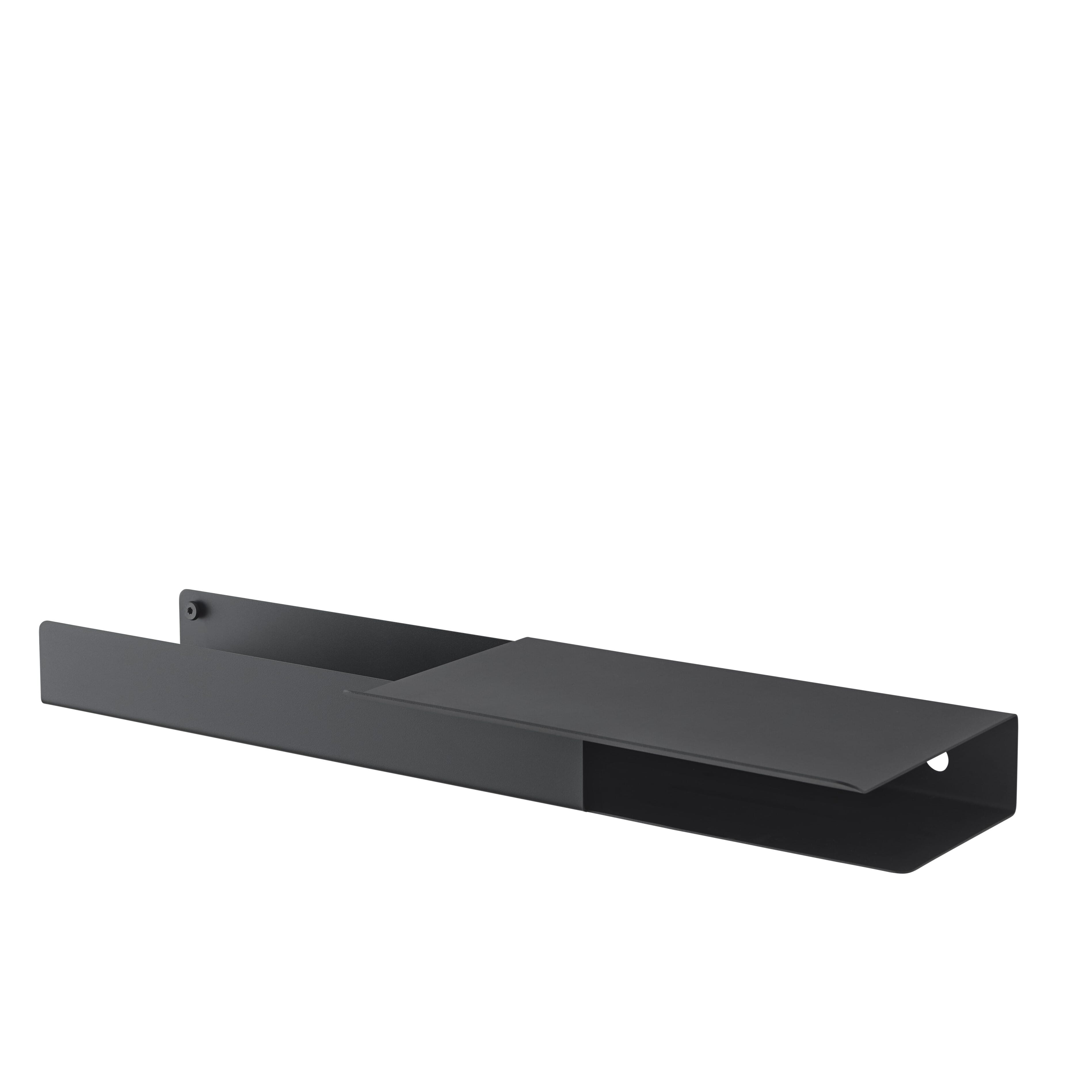 Folded Platform Shelves Black 62x5 - Hovedbilde