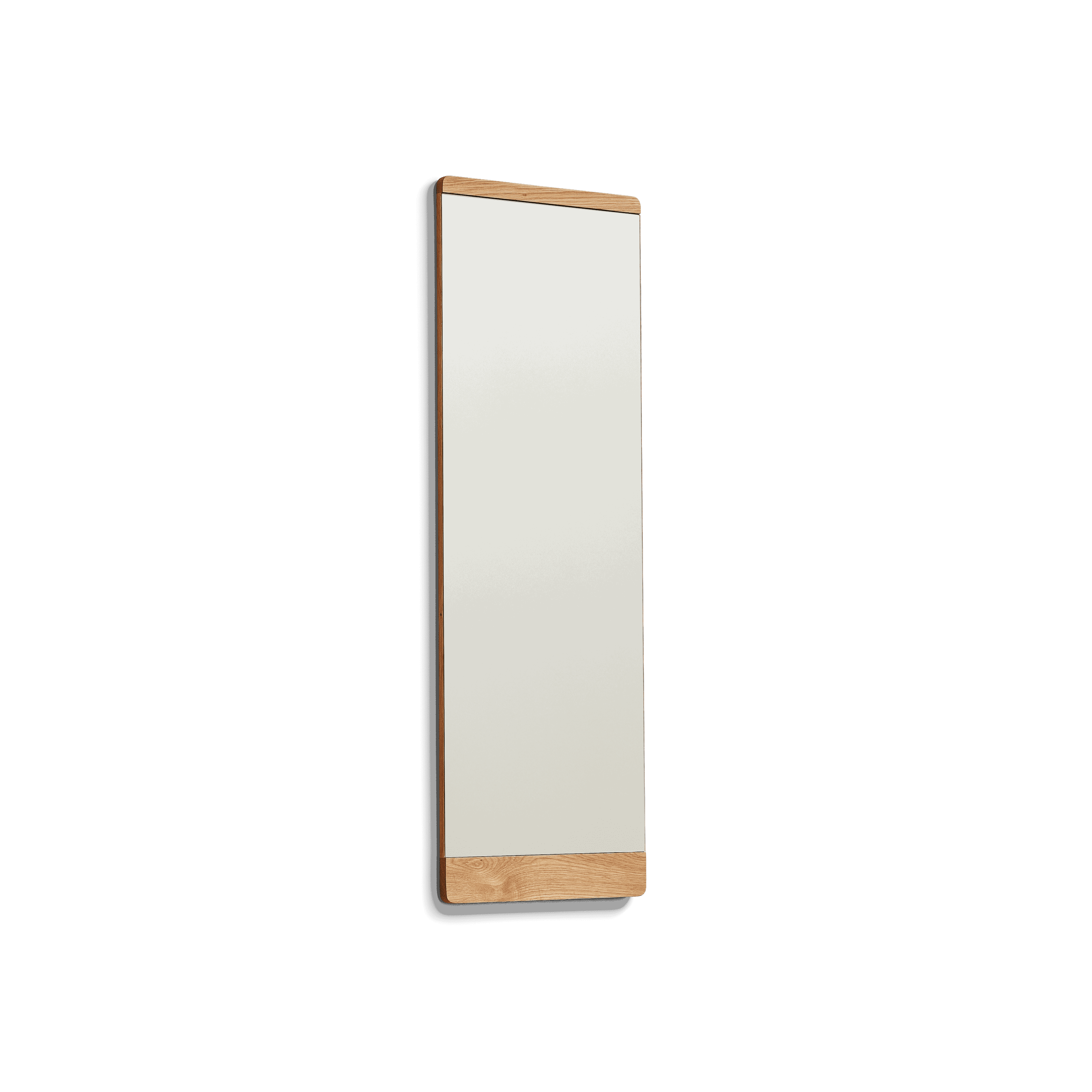 Rim Veggspeil Hvitoljet Eik 35x100 - Hovedbilde