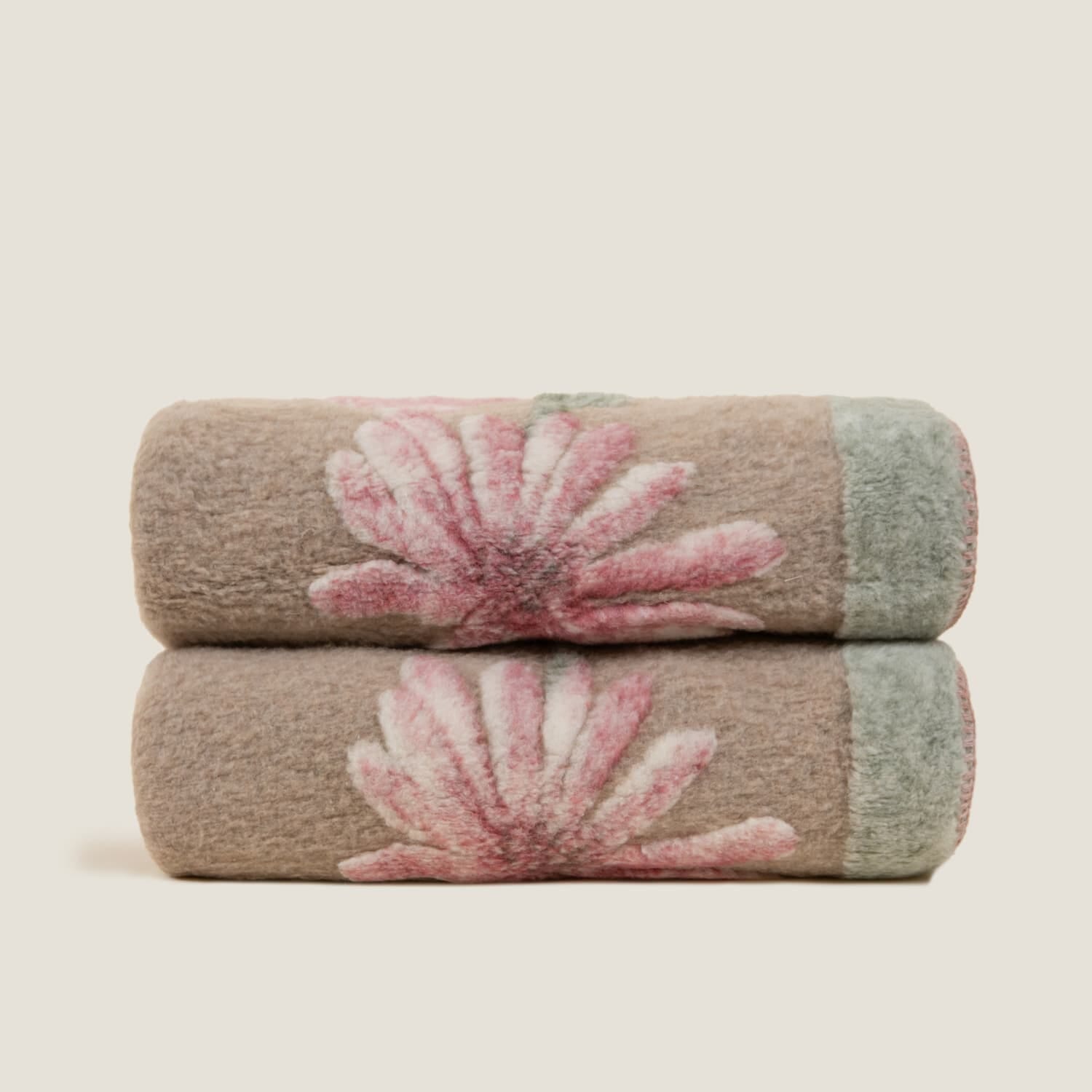 Ullpledd Chicory Pink 150x190 cm