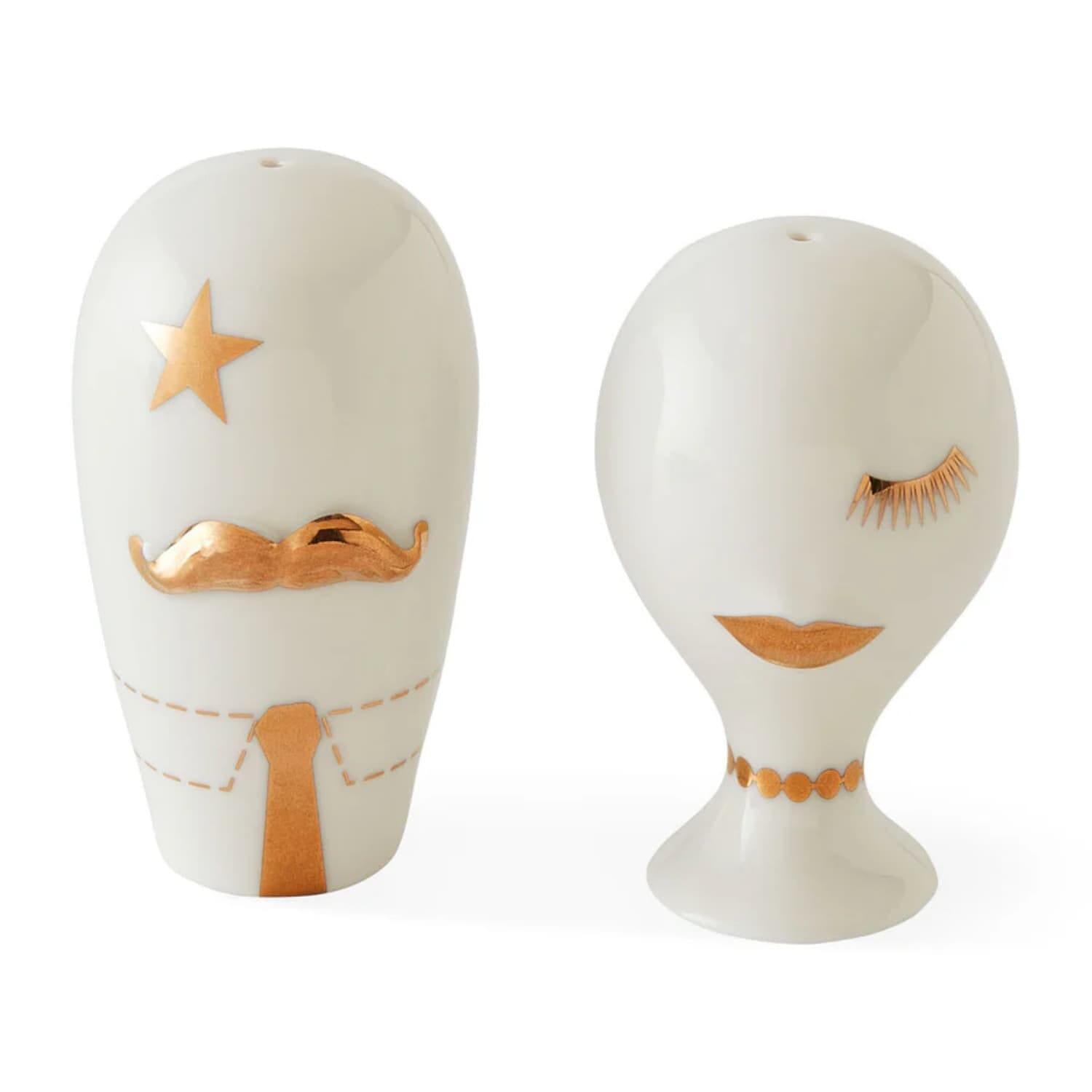 Salt & Pepperbøsse Gilded Mr. And Mrs. Muse