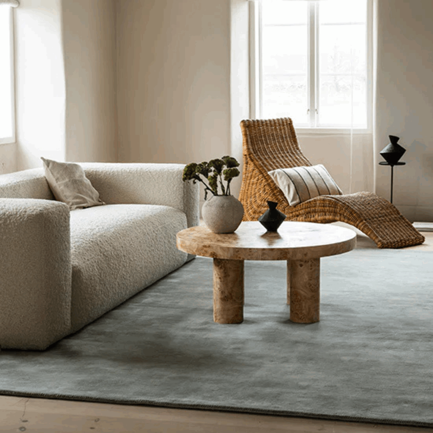 Gulvteppe Classic Solid Sage - Bilde 3