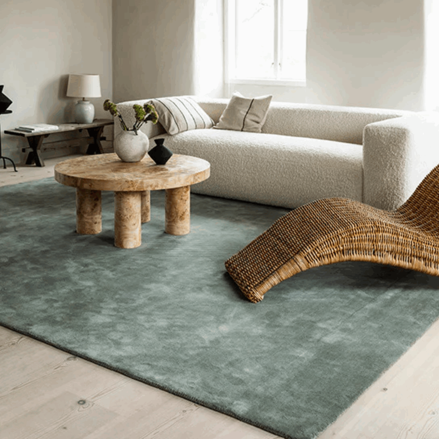 Gulvteppe Classic Solid Sage - Bilde 4