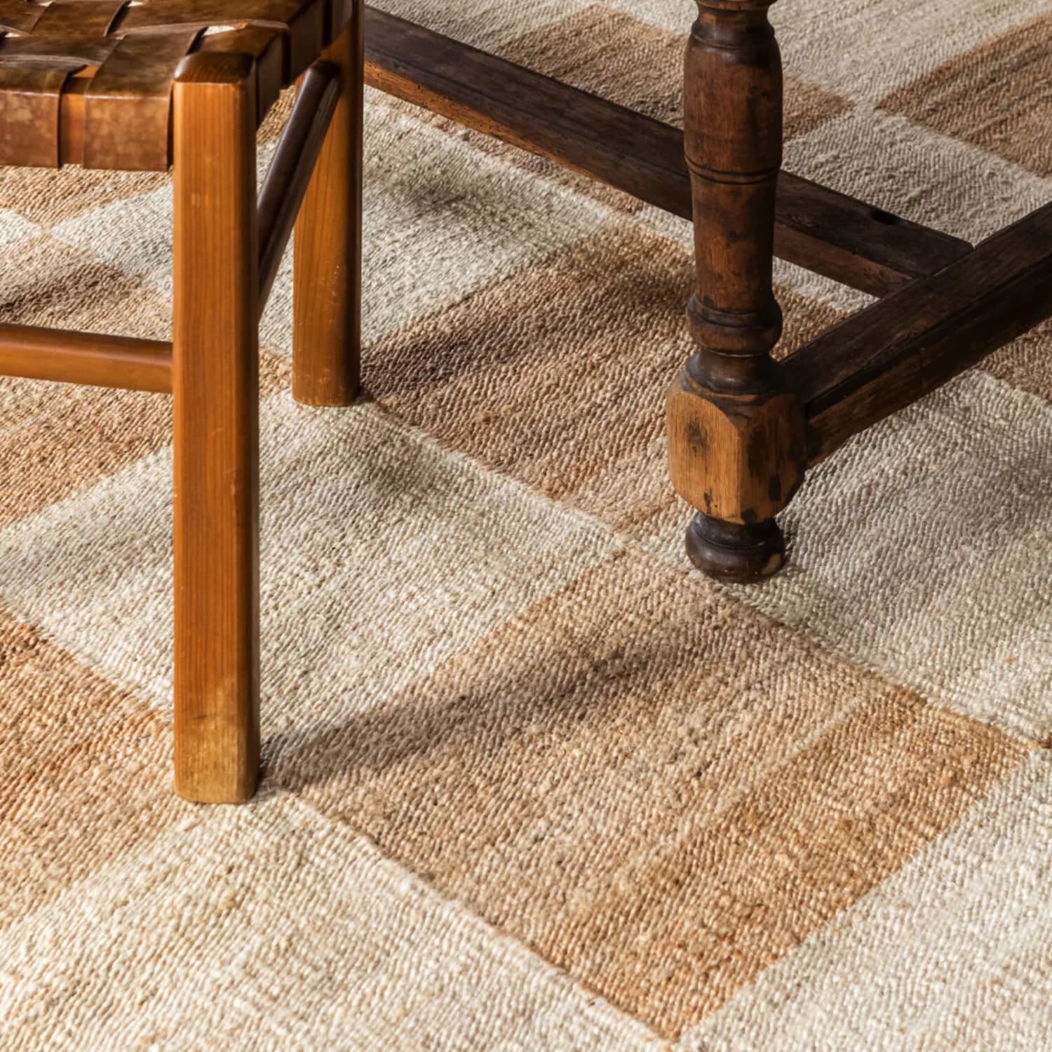 Gulvteppe The Sicilian Checked Natural - Bilde 4