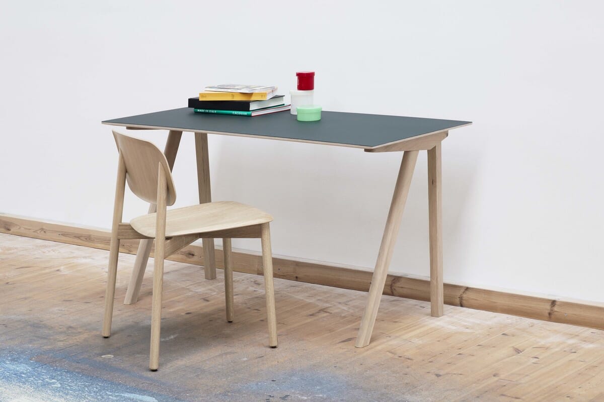 CPH 90 Skrivebord eik/linoleum